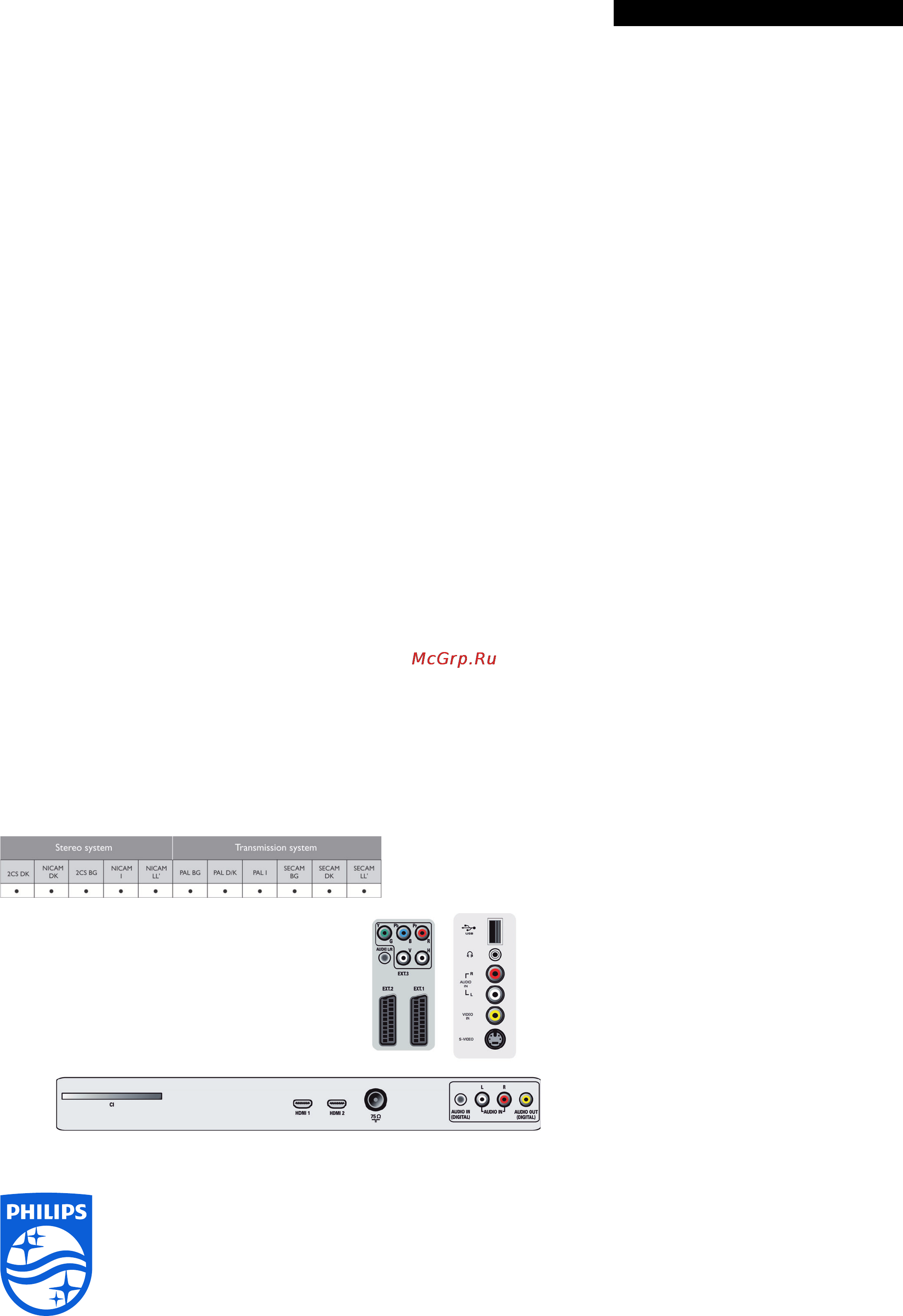 Philips 32PFL7582D/10 [3/3] Specifications