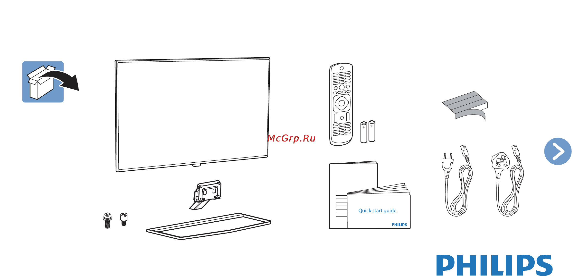 Philips 40PUT6400/60 Краткое руководство онлайн