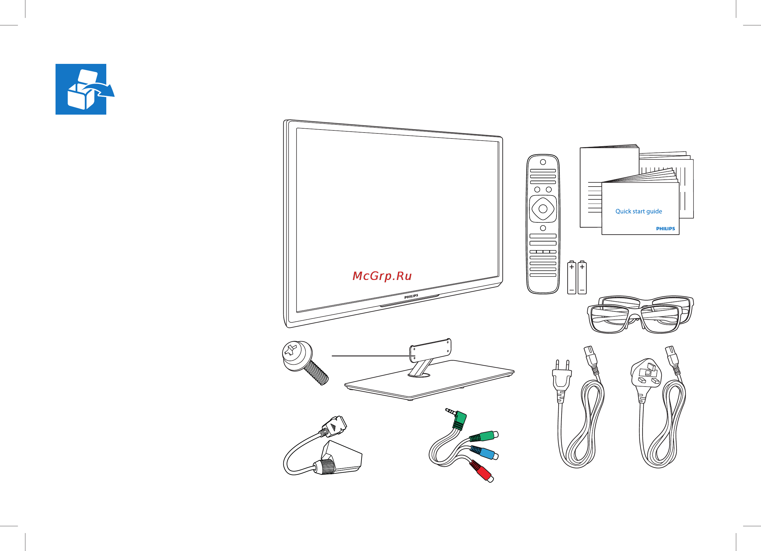 Philips 42PFL4307T/12 [3/22] For uk only eu