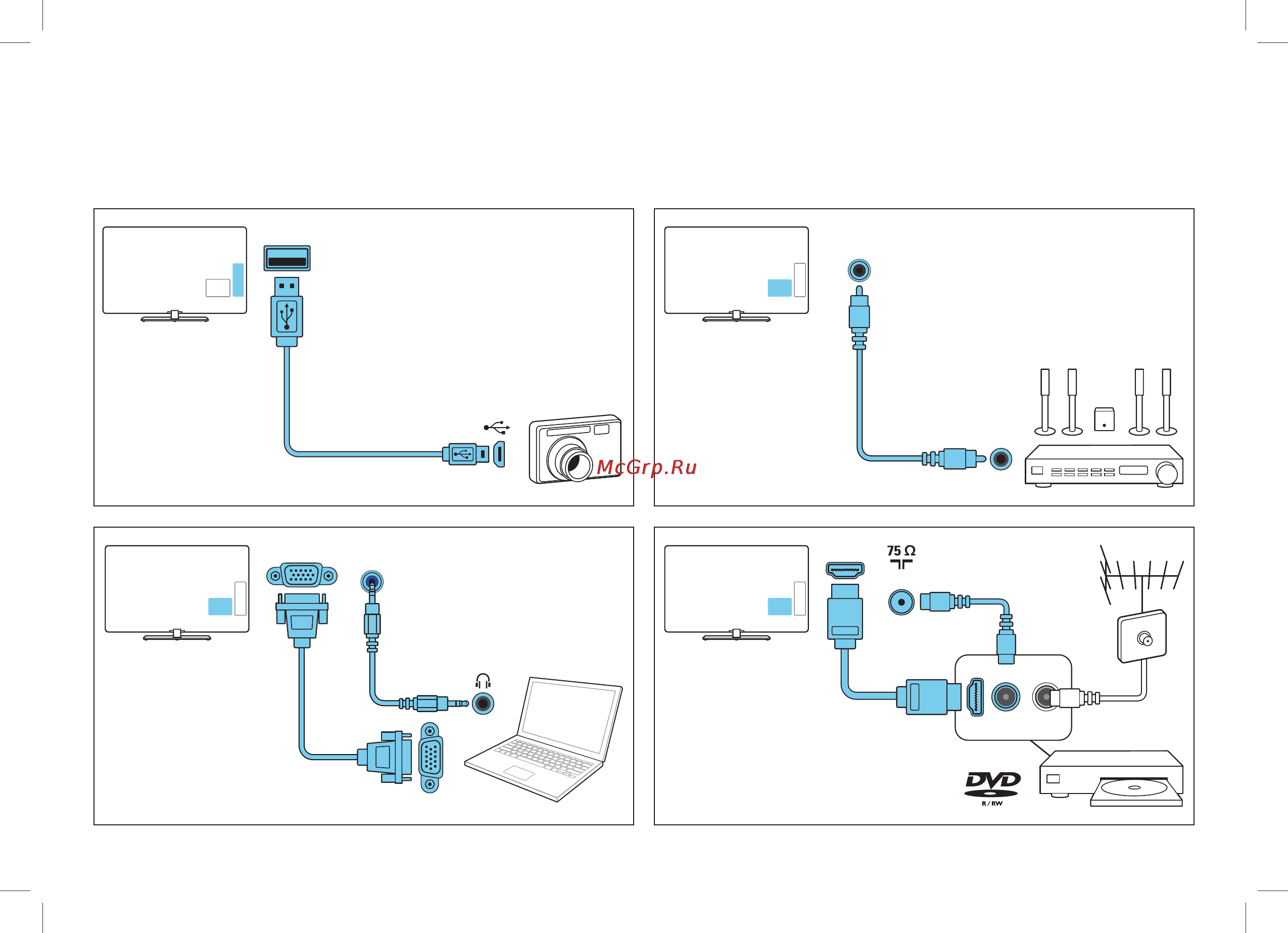Philips 32PFL3007H/60 Bl Краткое руководство онлайн [10/24] 73212