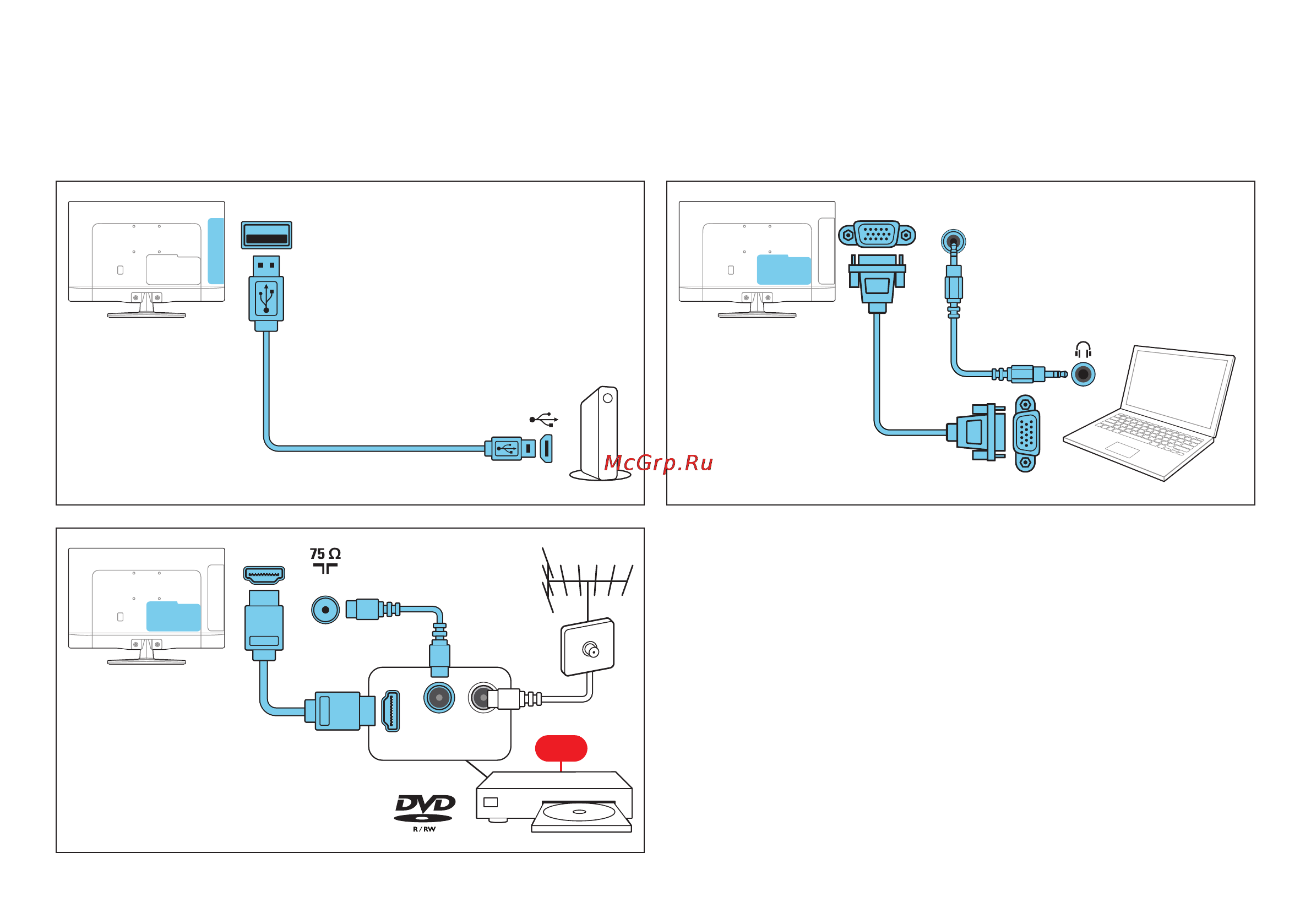 Philips 24PFL3108H/60 Краткое руководство онлайн [10/16] 117733