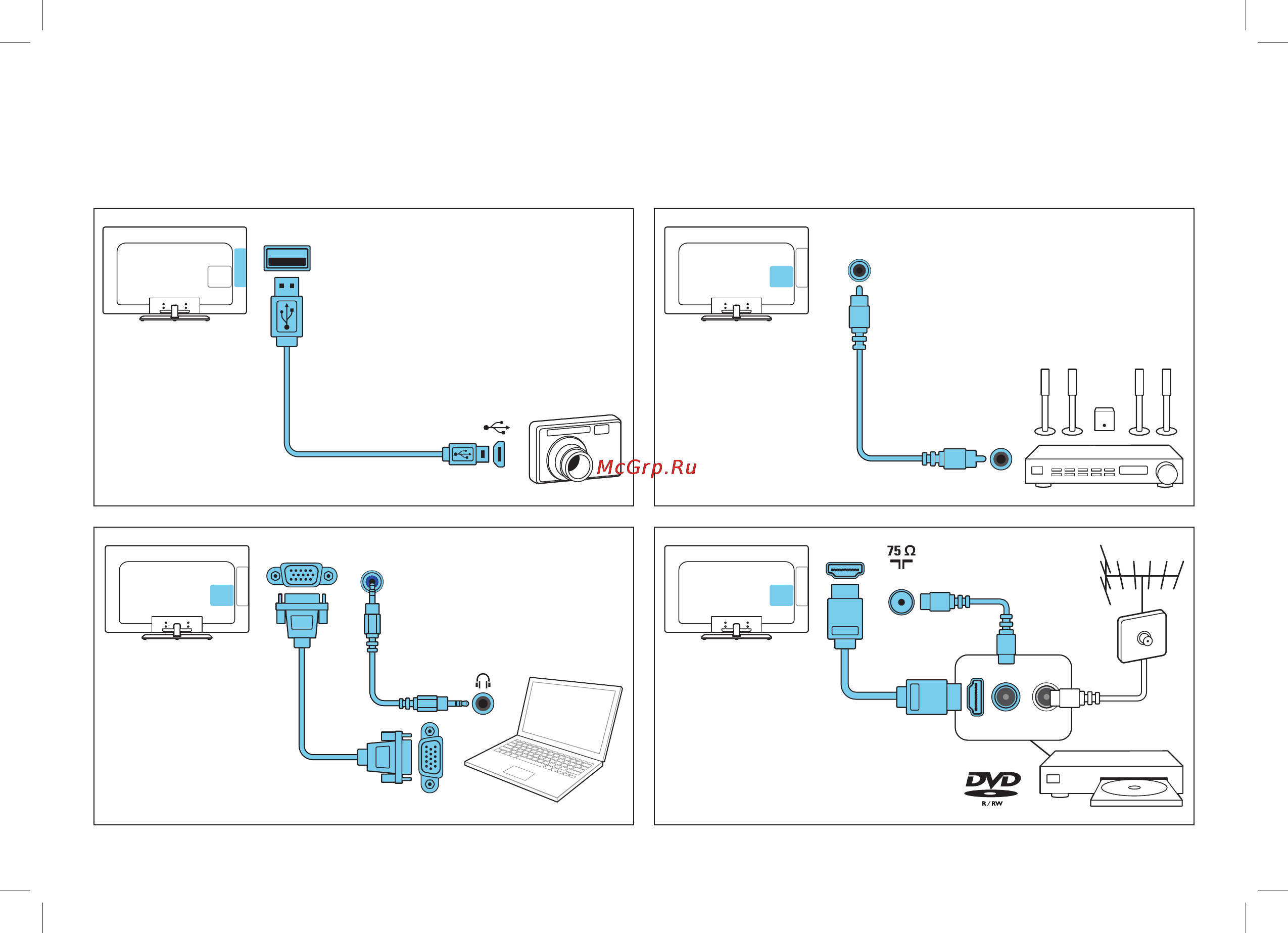 Philips 37PFL3507T/60 Bl Инструкция по быстрому запуску онлайн [10/22] 73224