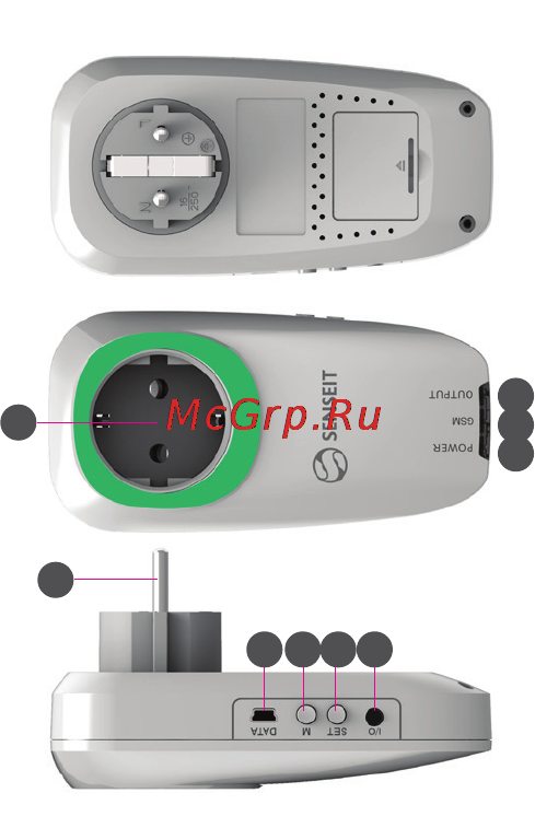 Senseit GS2 M+S [6/24] Внешний вид устройства senseit gs2 m
