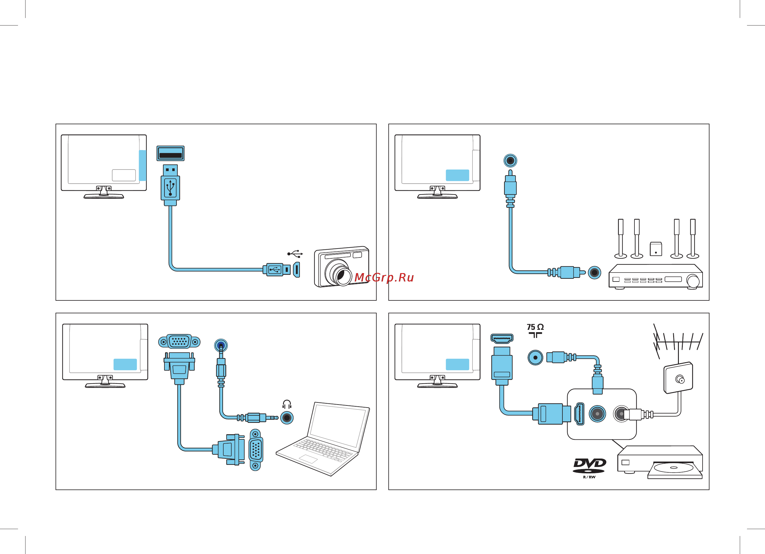 Philips 22PFL3207H Краткое руководство онлайн [10/24] 118202