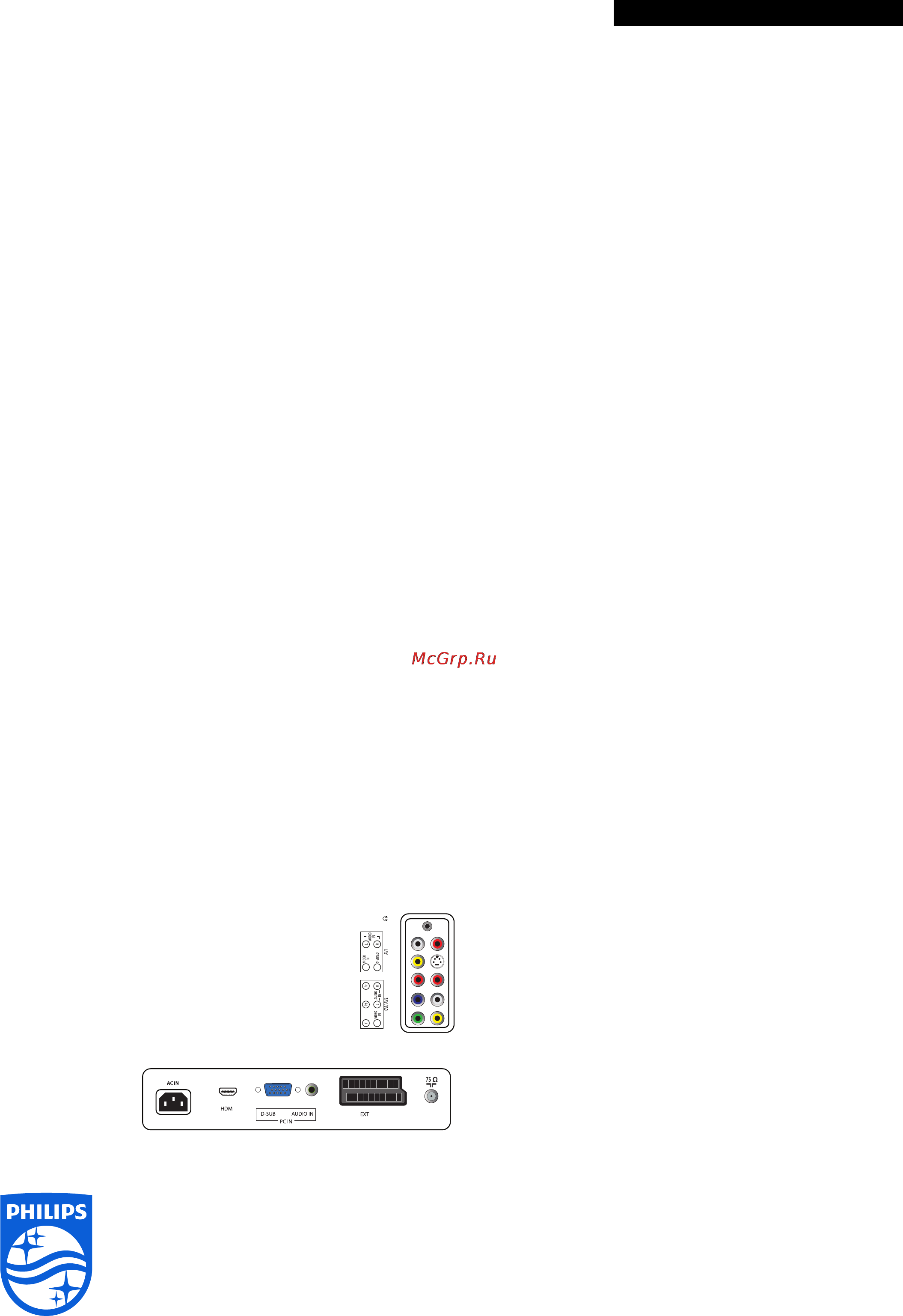 Philips 19PFL4322/10 [3/3] Возможность соединения