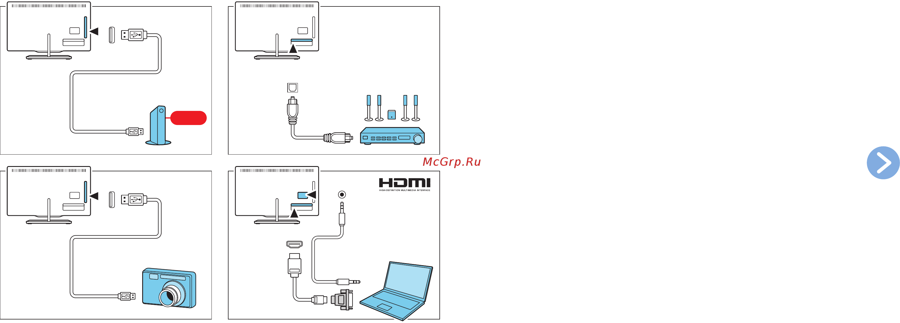 Philips 42PFL7008H [5/8] Www philips com connectivityguide