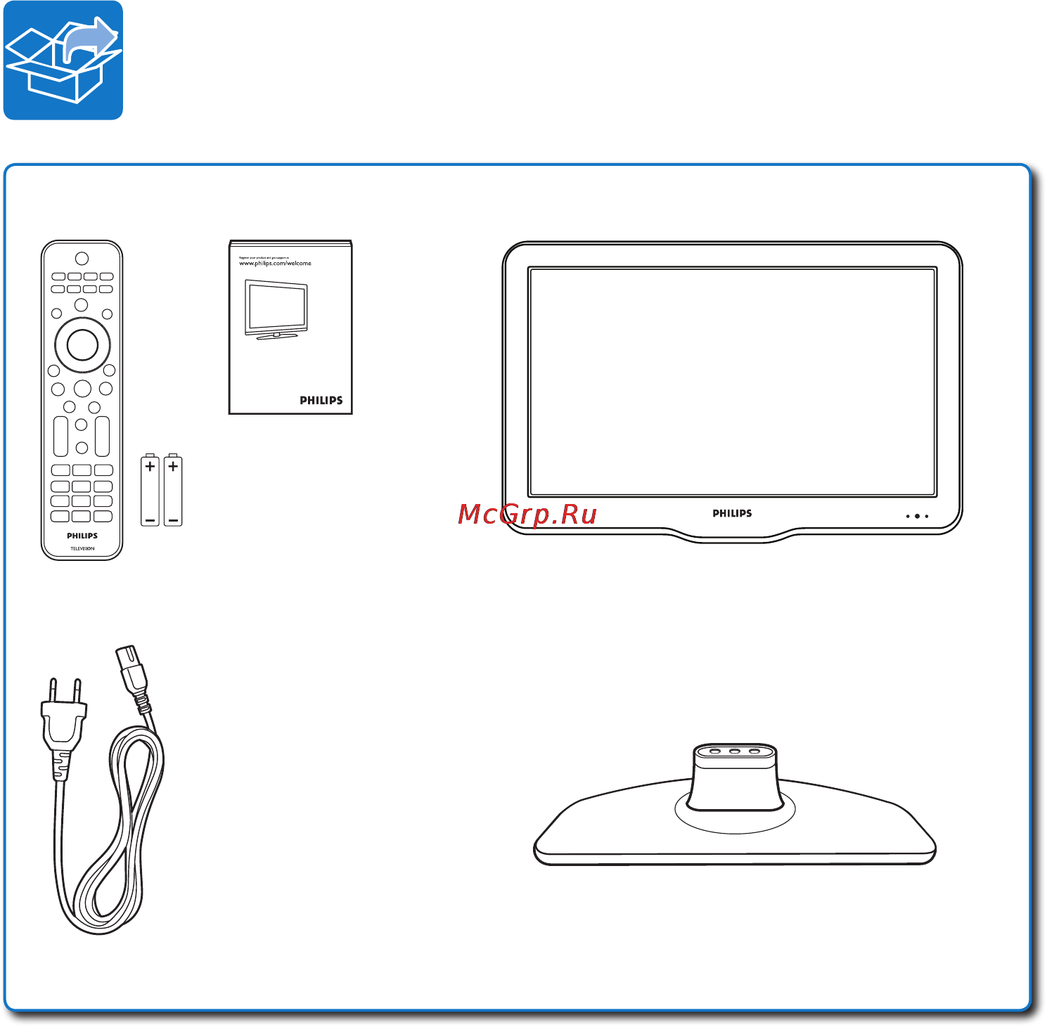 Philips 19PFL5404/60 Краткое руководство онлайн [2/11] 117834
