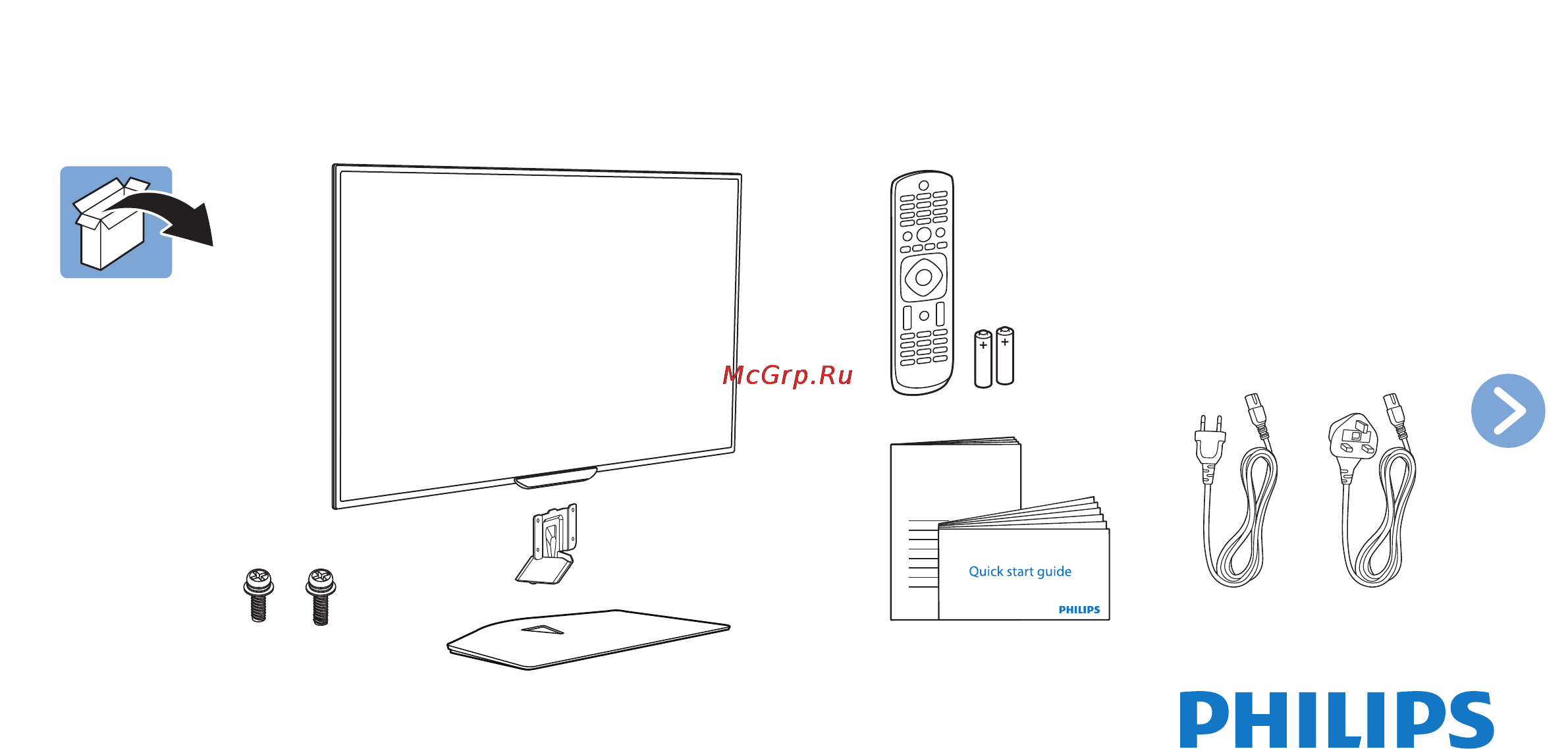 Philips 50PFT5300/60 Краткое руководство онлайн