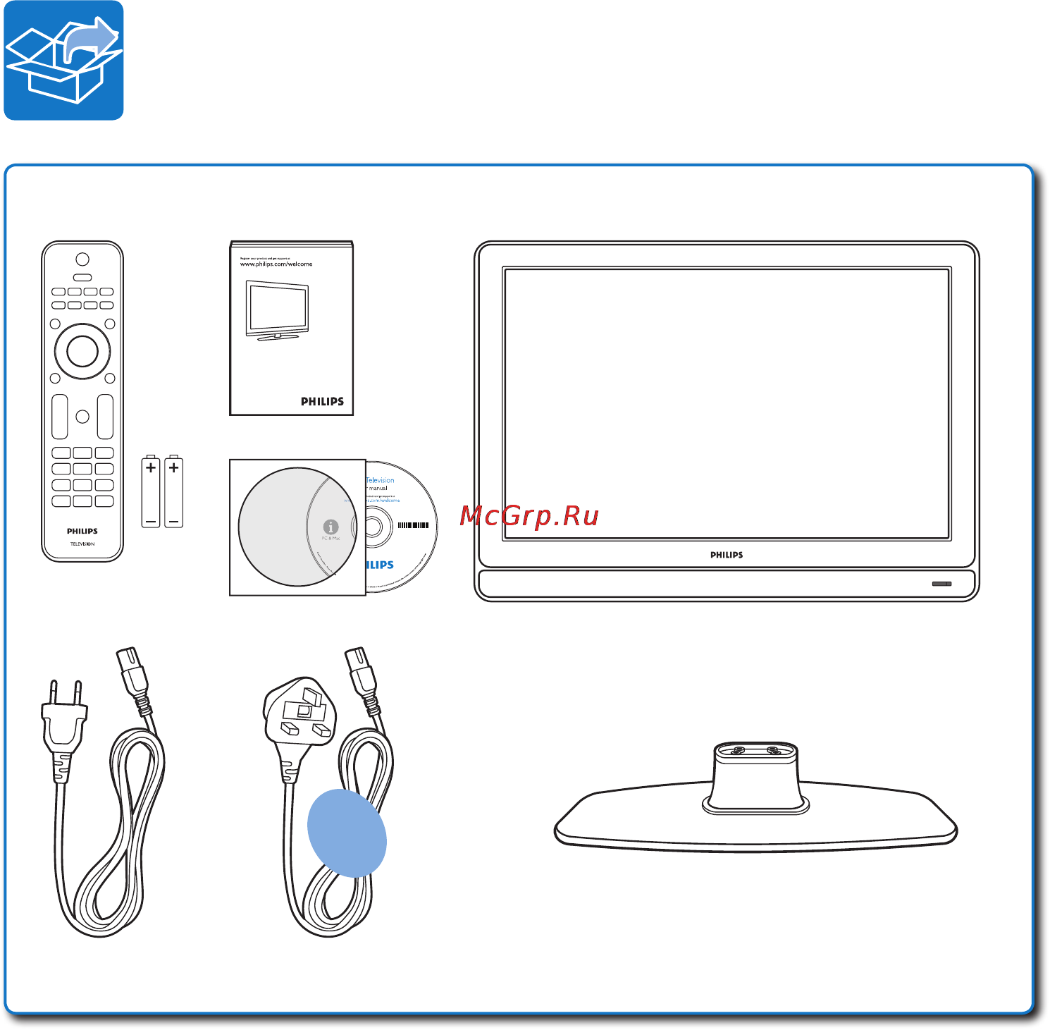 Philips 32PFL3404/60 Краткое руководство онлайн [2/11] 117977