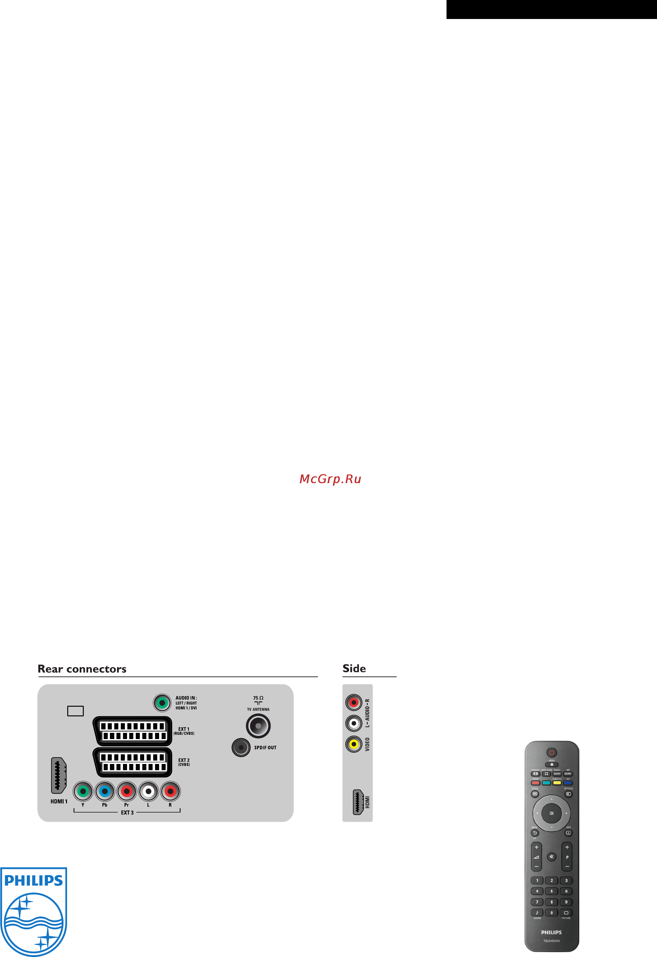 Philips 32PFL3404/12 [3/3] Тюнер прием передача