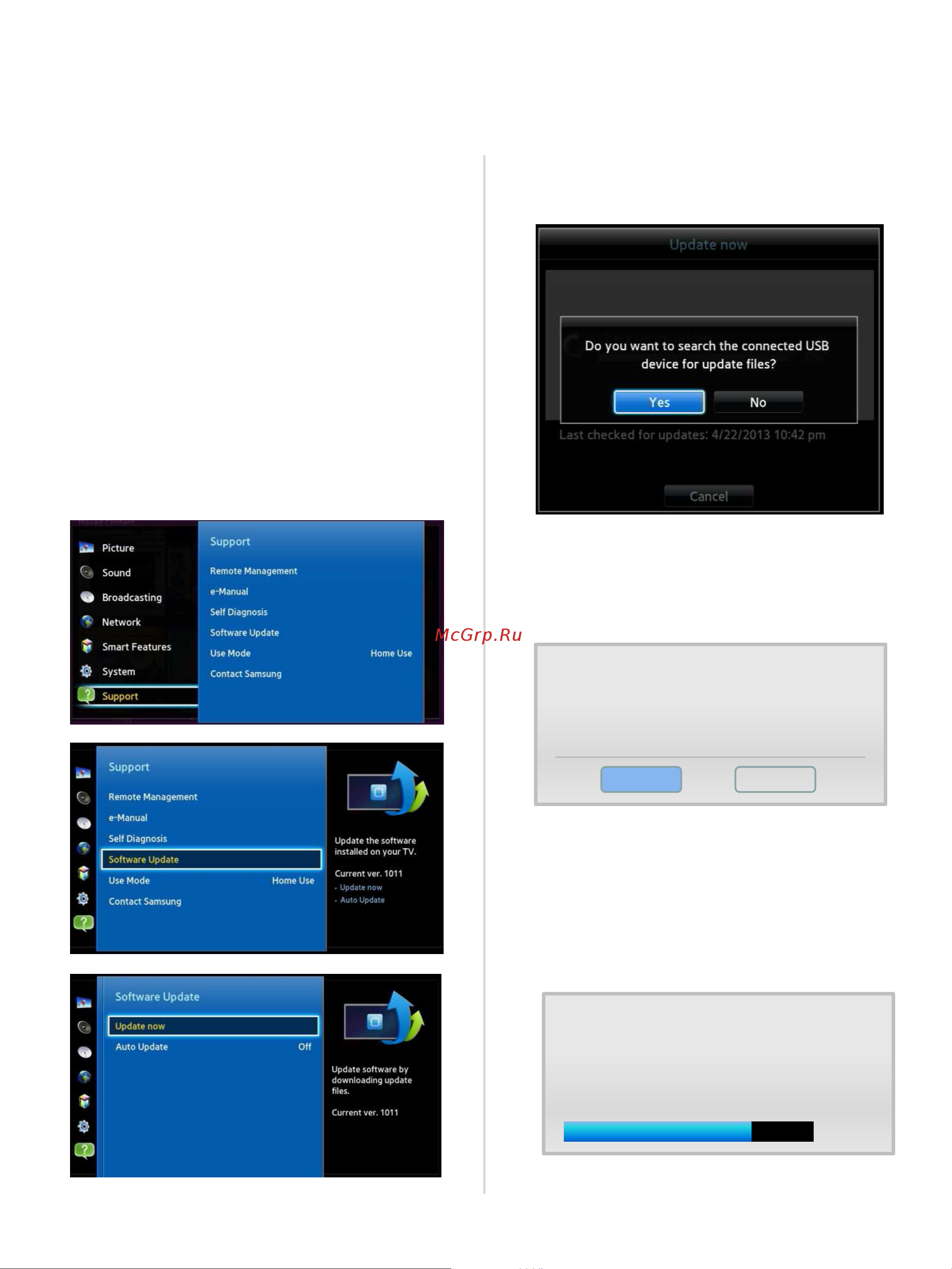 Samsung UE32F4000AW [3/5] Step2 how to upgrade the firmware by usb