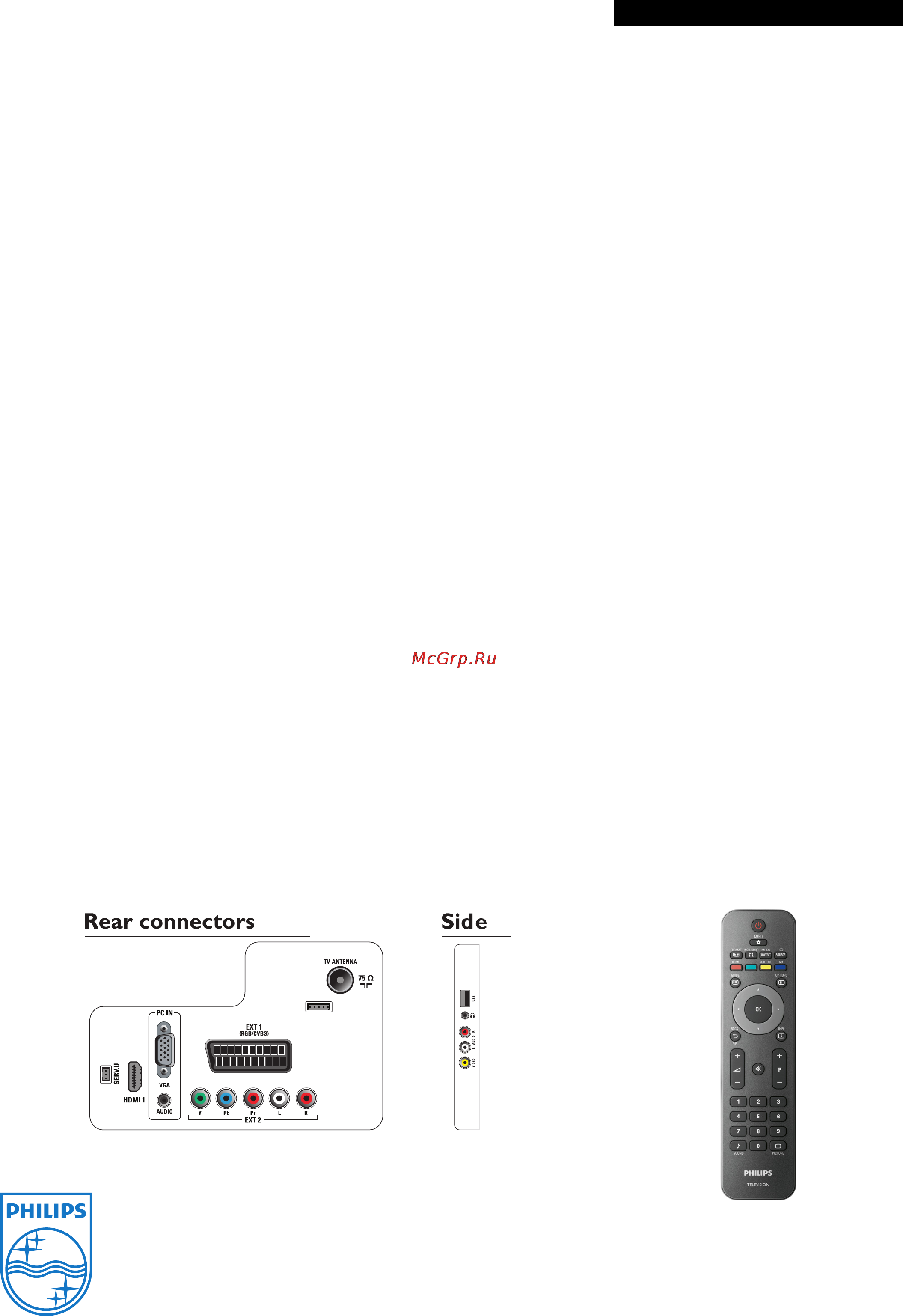 Philips 19PFL3405/12 [3/3] Тюнер прием передача