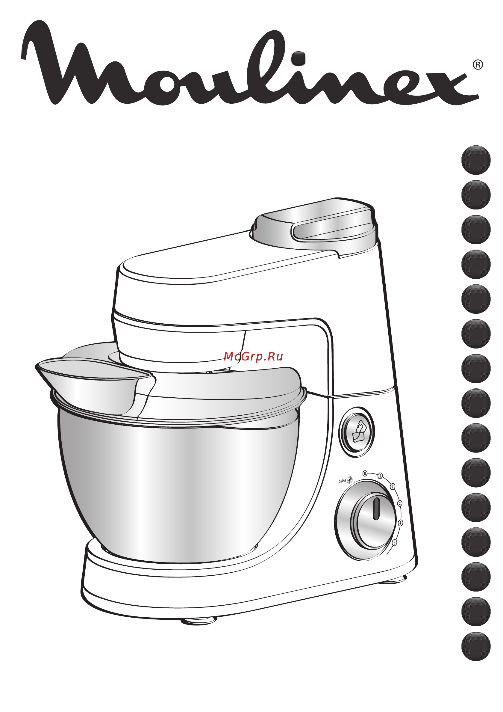 Moulinex QA401G Инструкция по эксплуатации онлайн
