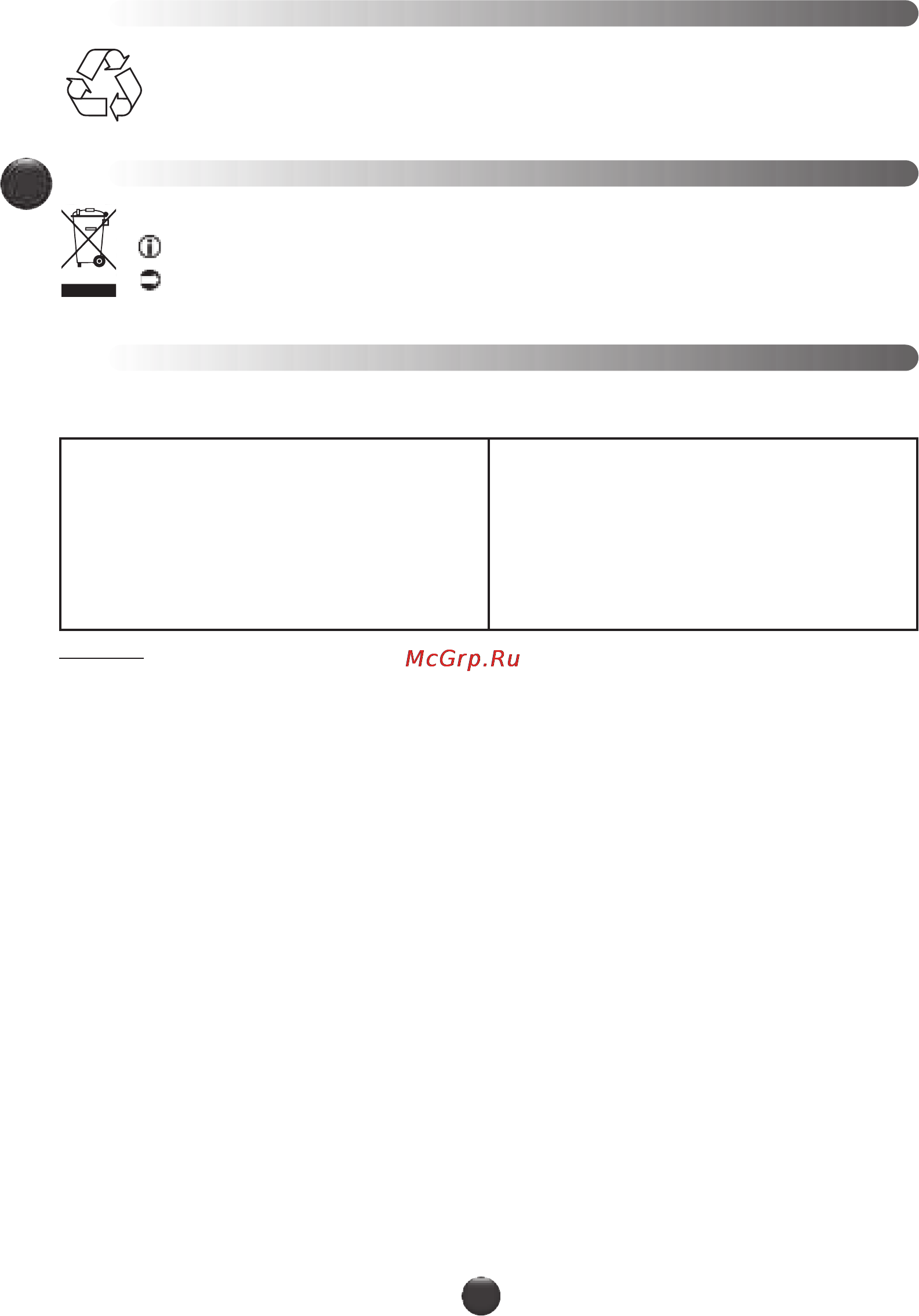 Moulinex QA401G [31/71] A csomagolóanyagok és a készülék kidobása