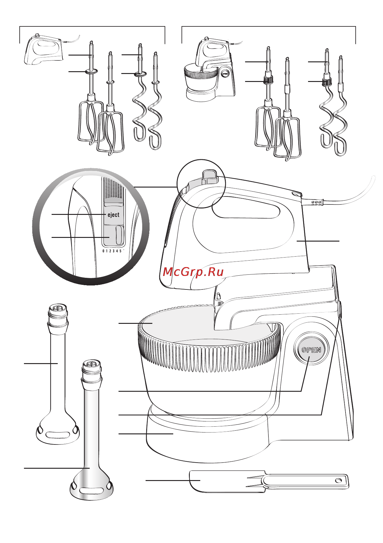 Moulinex HM6151 [2/139] Diagrams