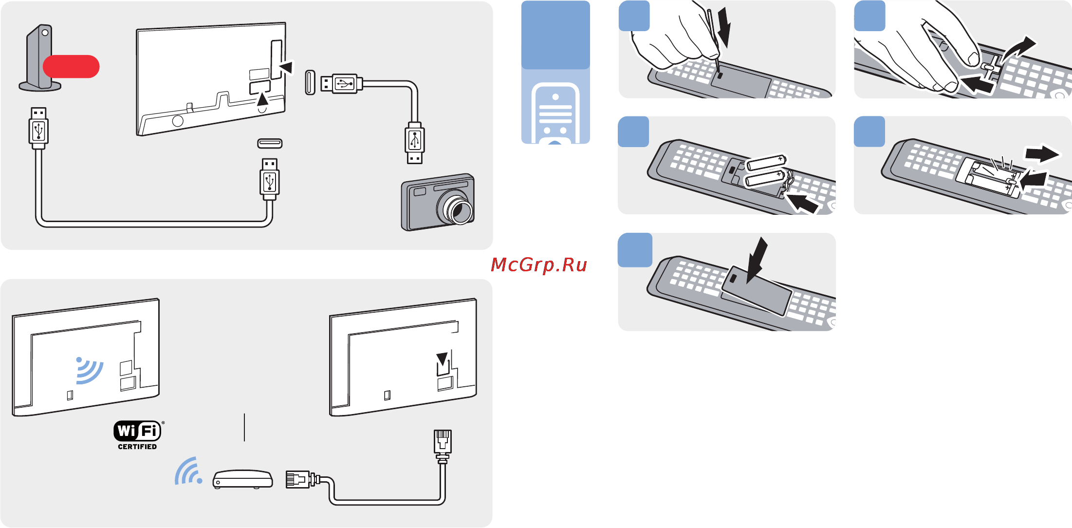 Philips 55PUS8809 Краткое руководство онлайн [6/8] 118196