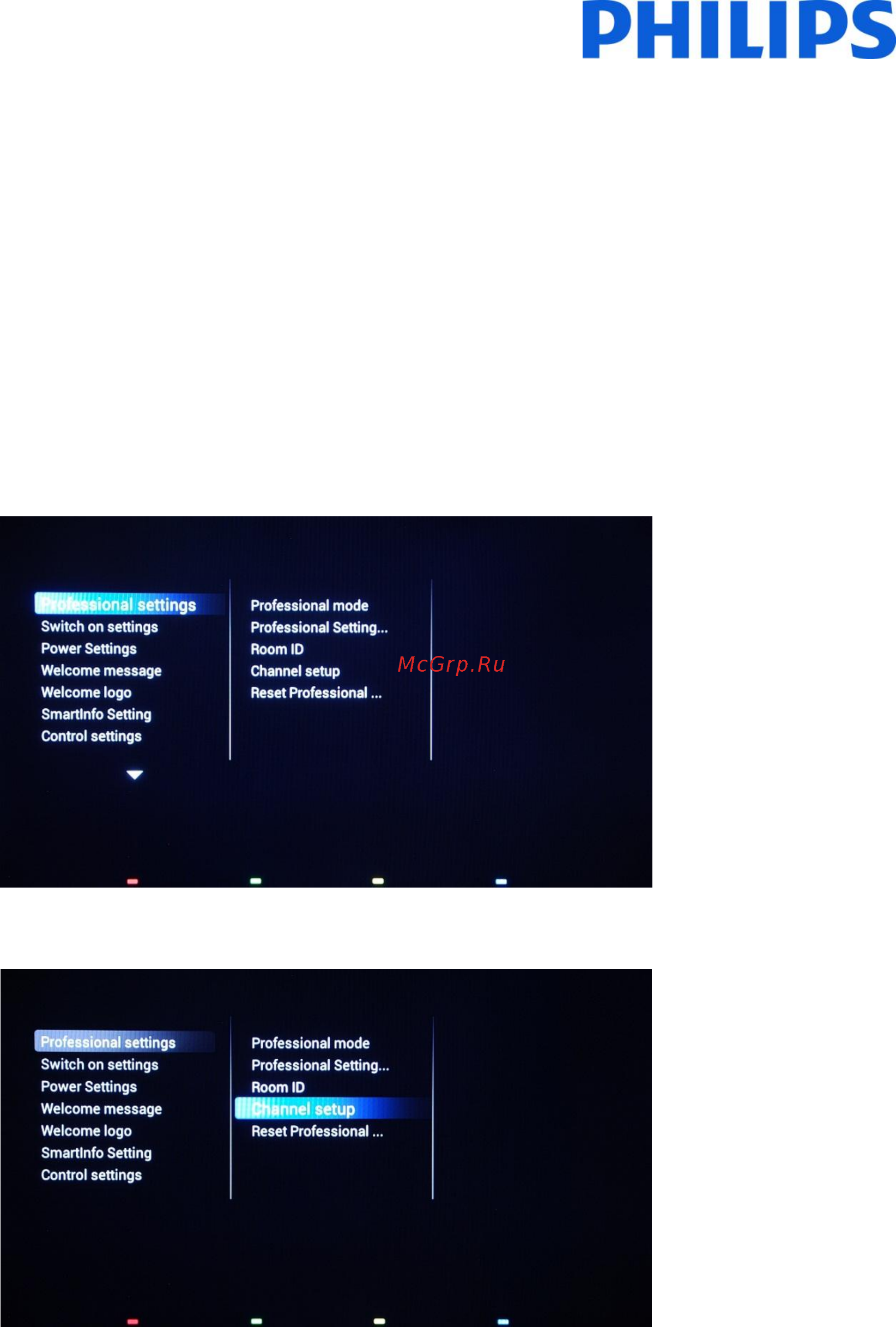 Philips 24HFL3009W/12 [19/56] Channel options