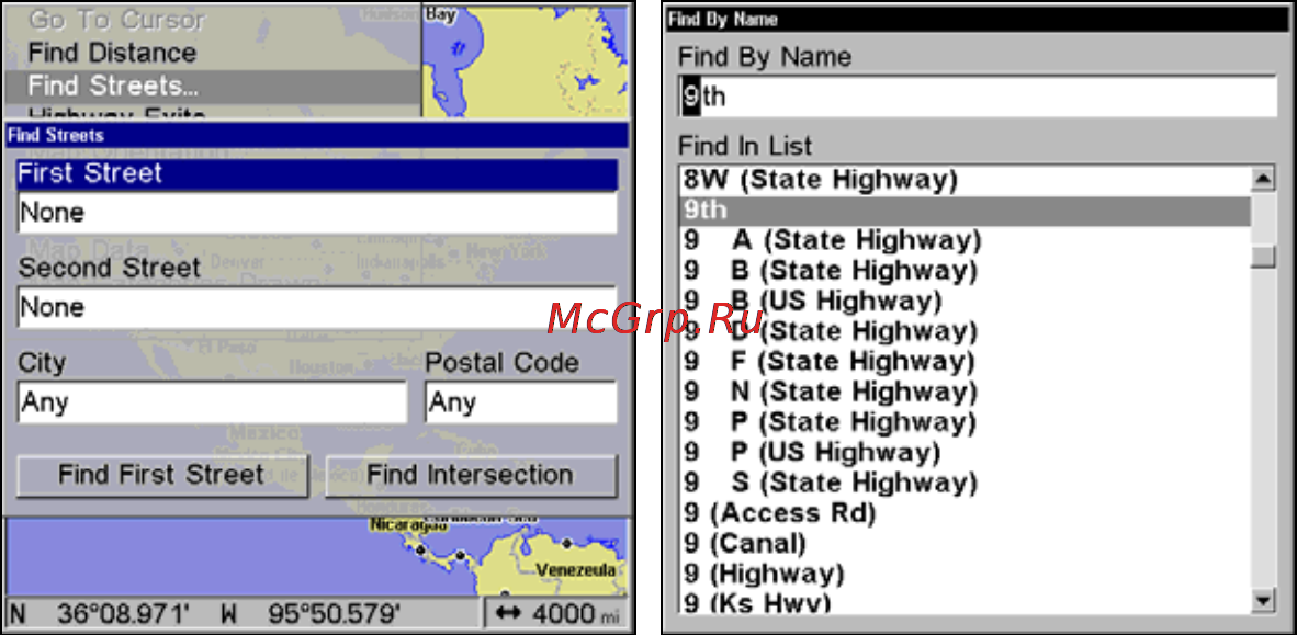 Lowrance LMS-522c iGPS [200/252] Find streets