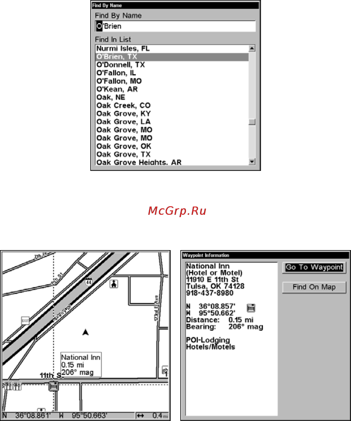 Lowrance LMS-522c iGPS [201/252] Find any item selected by map cursor