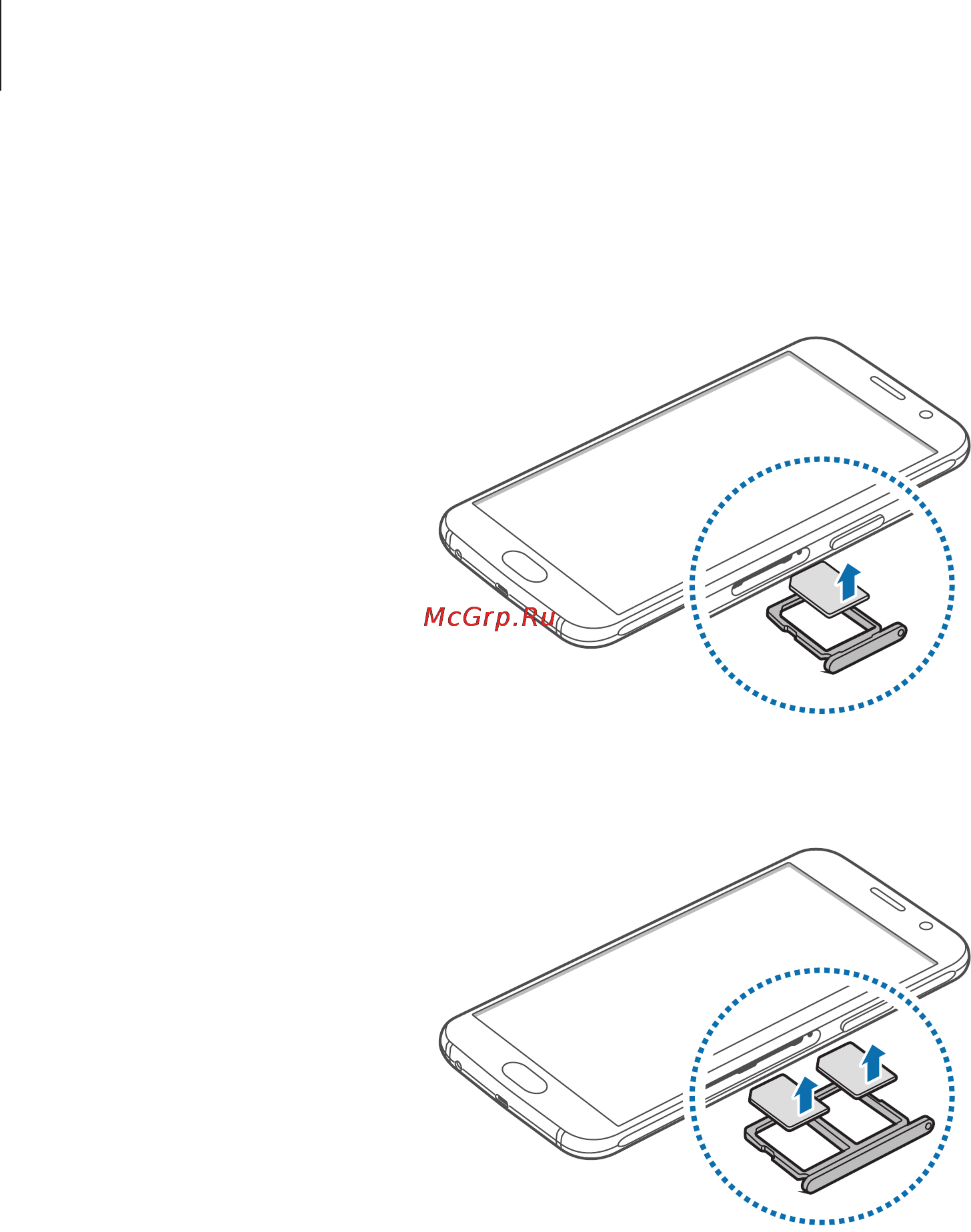 Samsung Galaxy S6 Duos SM-G920FD [11/143] Использование двух sim или usim карт
