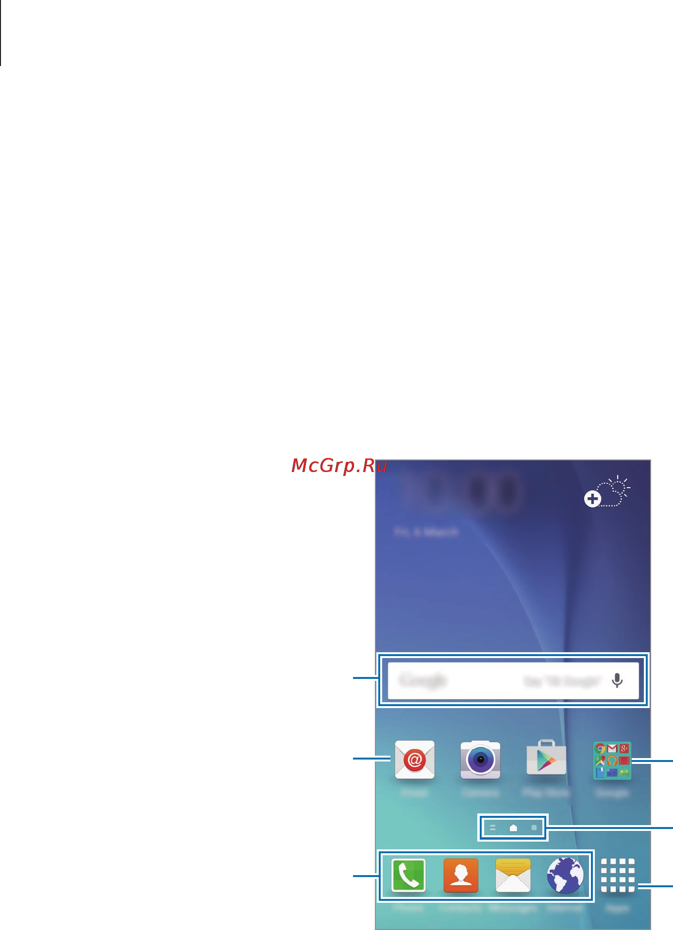 Samsung Galaxy S6 Duos SM-G920FD [21/143] Главный экран