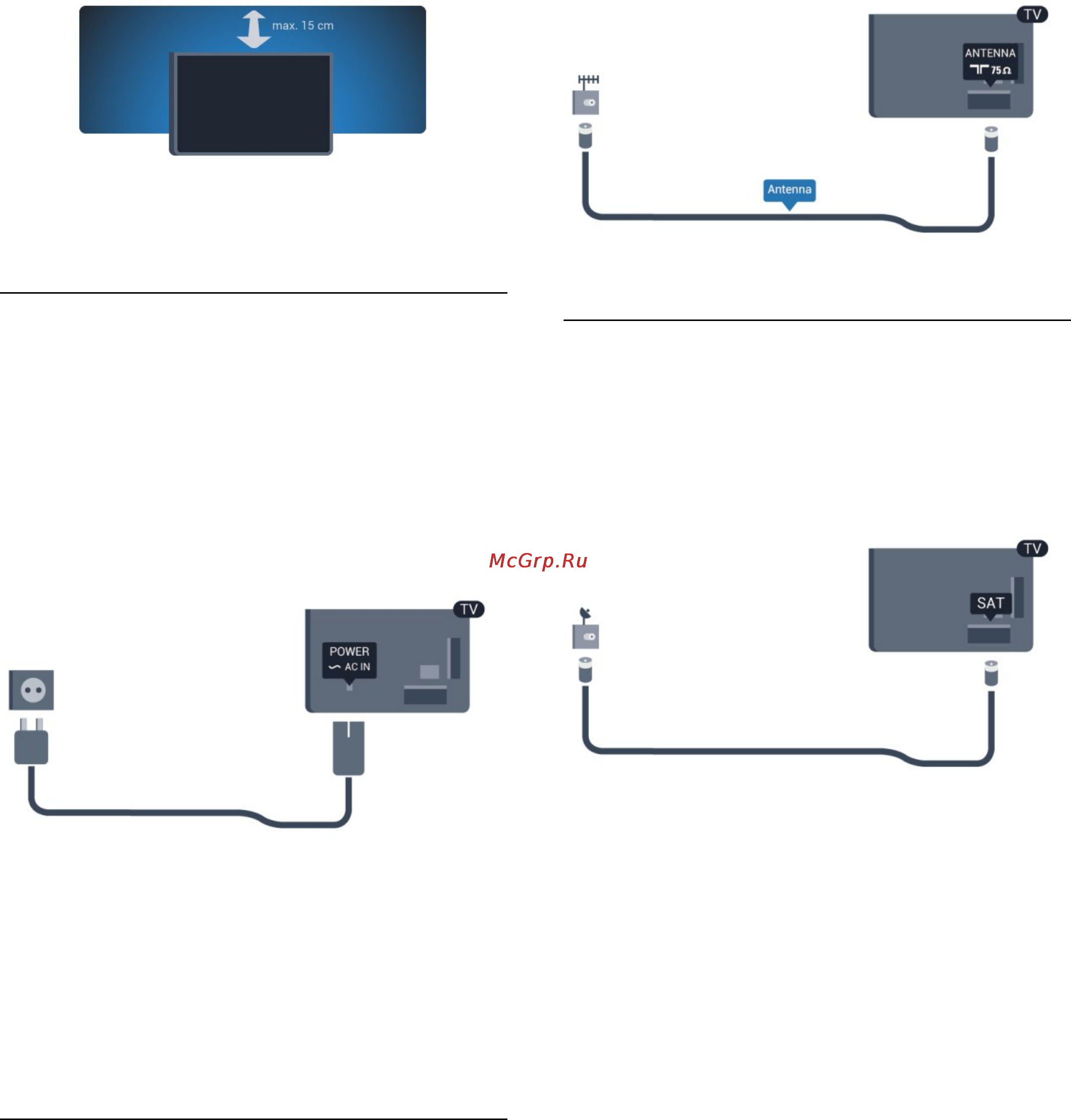 Philips 42PFK7199 [8/127] Кабель питания