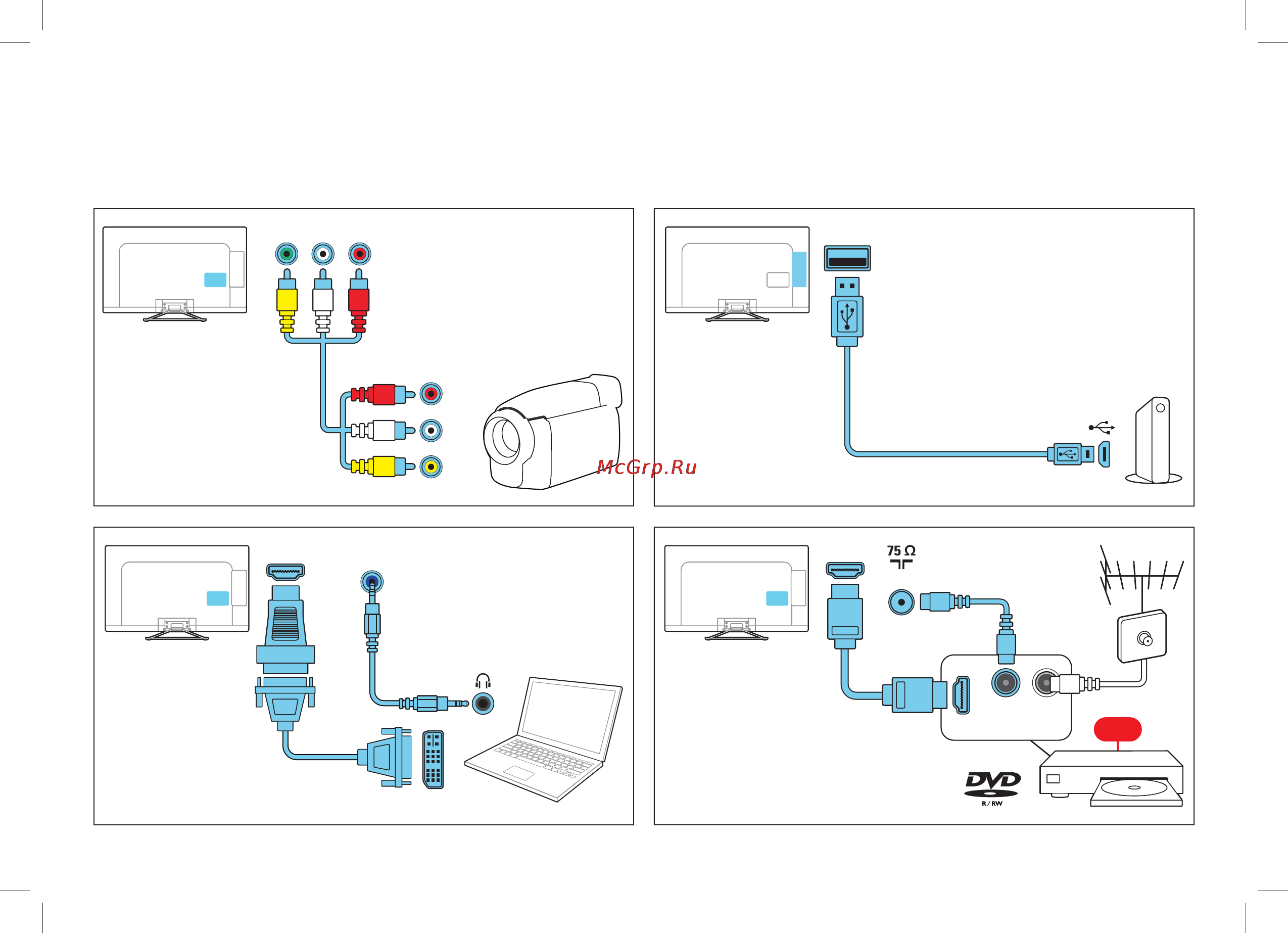 Philips 55PFL4528T Инструкция по быстрому запуску онлайн [10/20] 118460