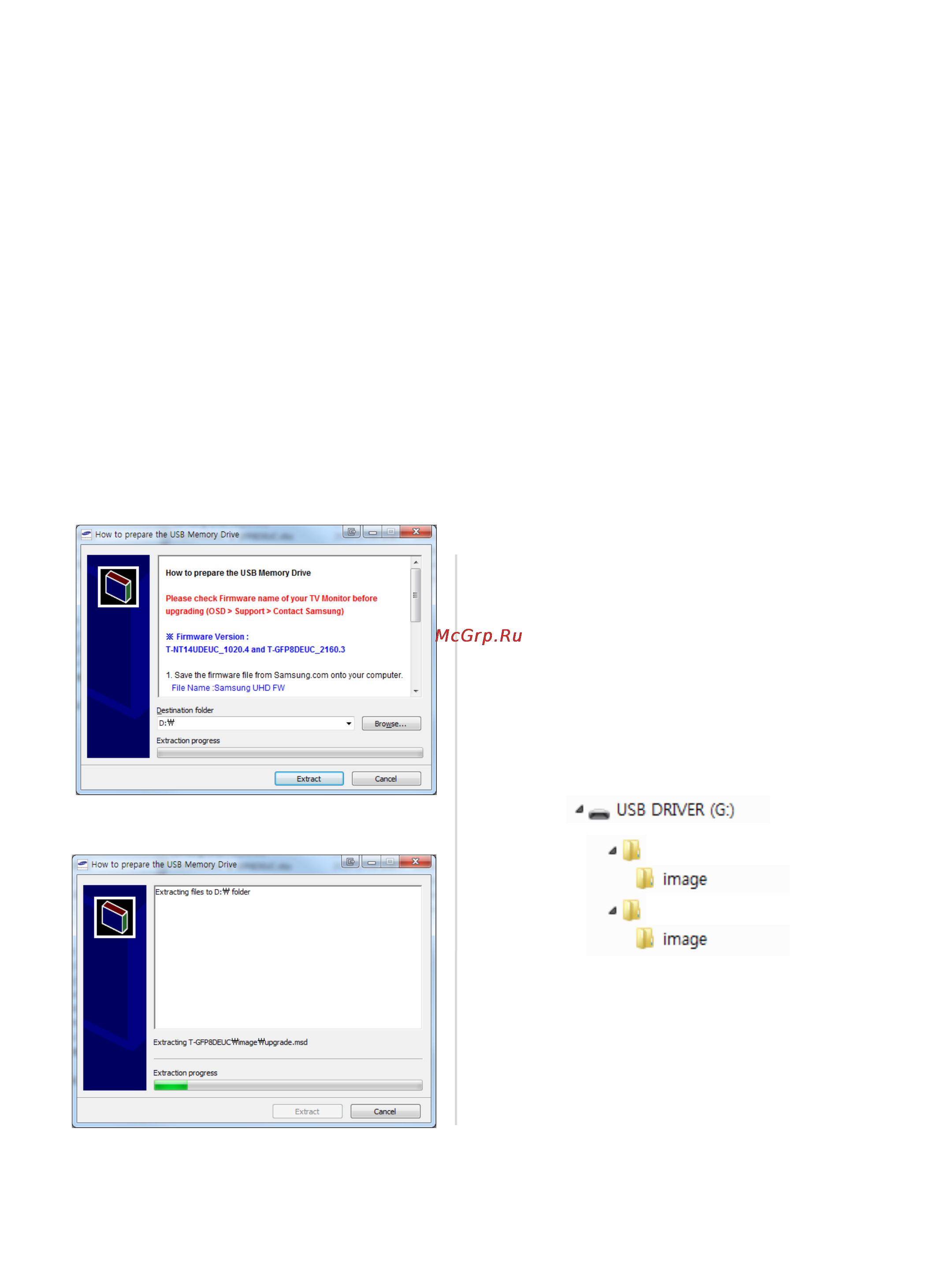 Samsung Ultra HD UE40HU7000U [2/5] Step1 how to prepare the usb memory drive