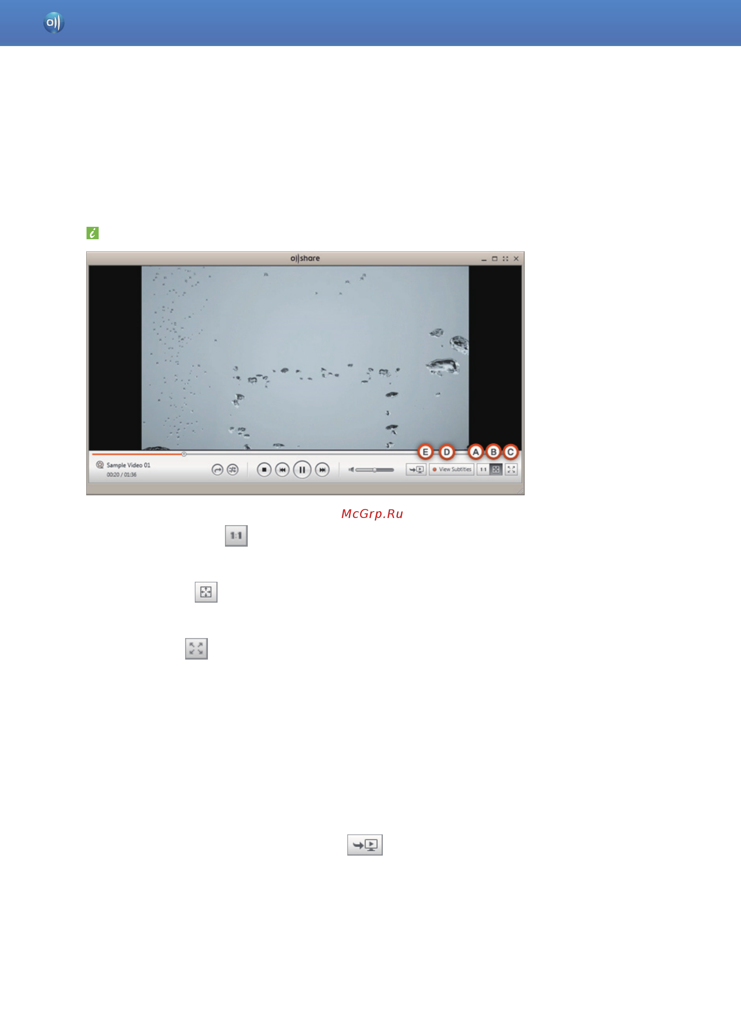 Samsung UE32D5000PW [11/46] Screen layout