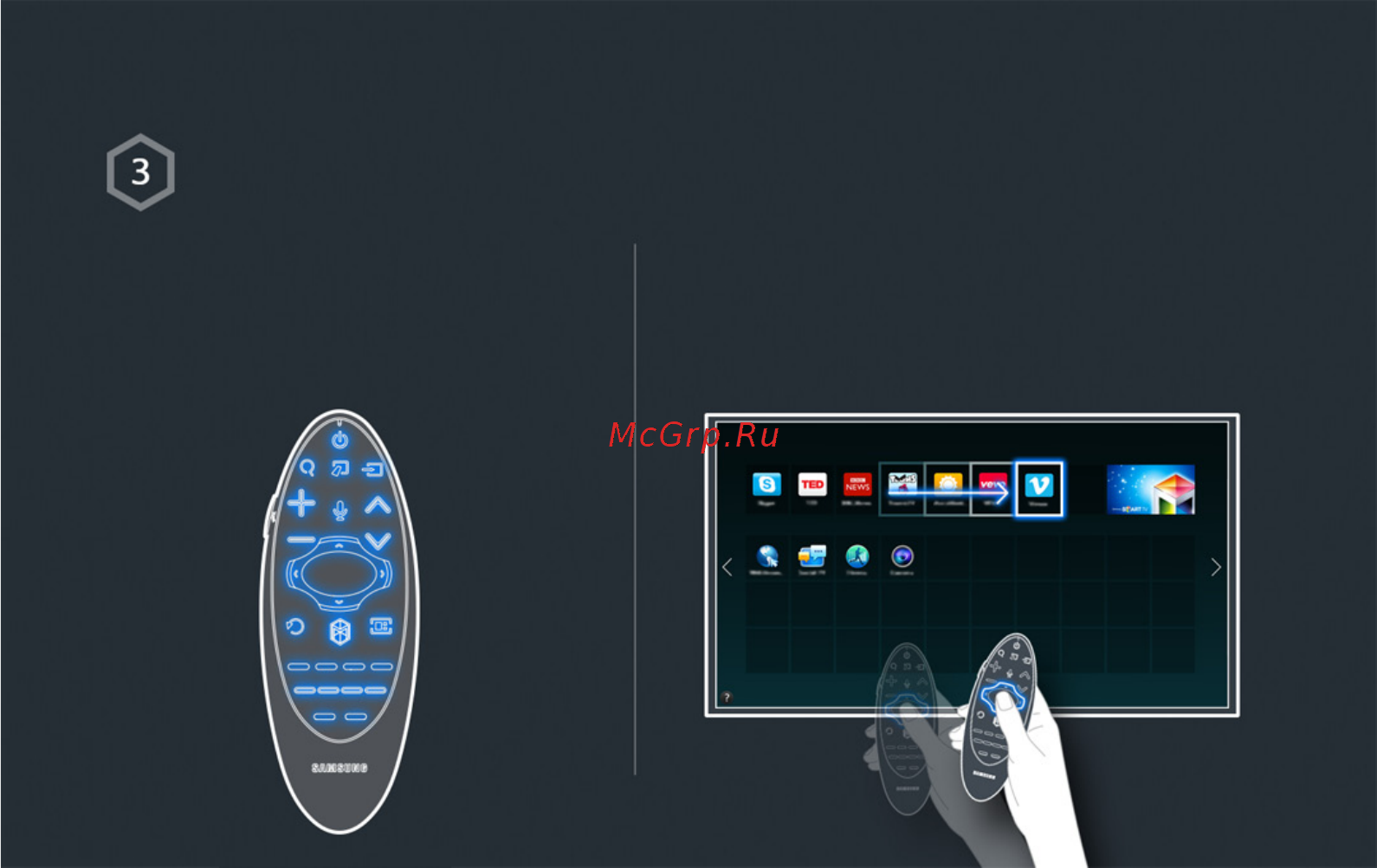 Samsung UE40H6400AK [13/239] Использование samsung smart control