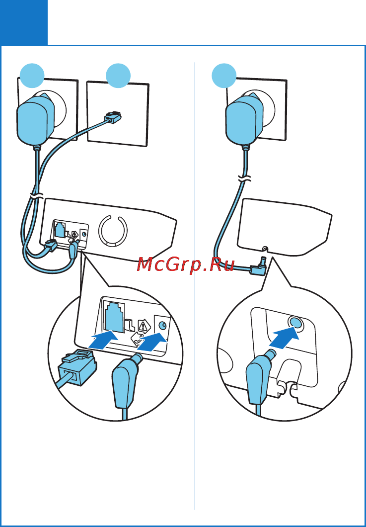 Philips D2001B/51 [4/10] Подключение