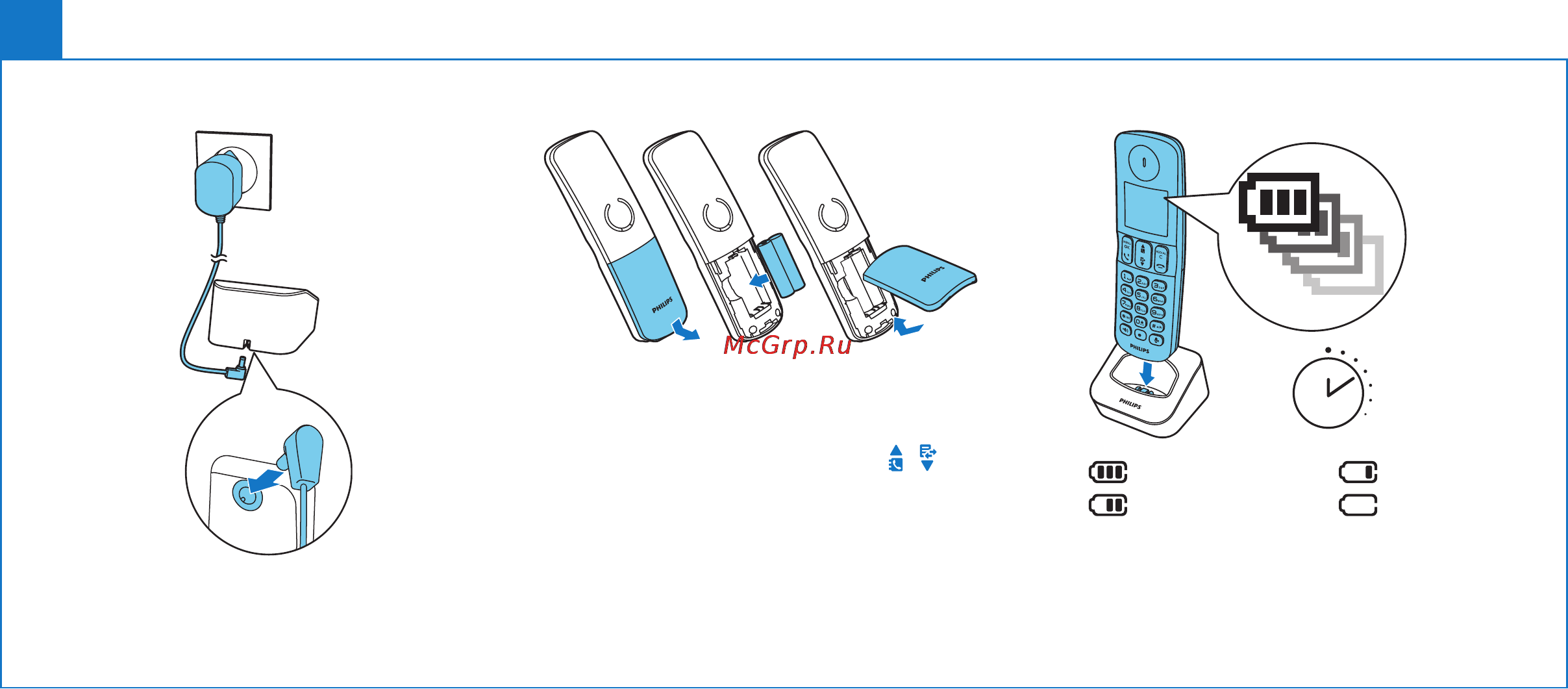 Philips D4050W/12 [4/9] Get started