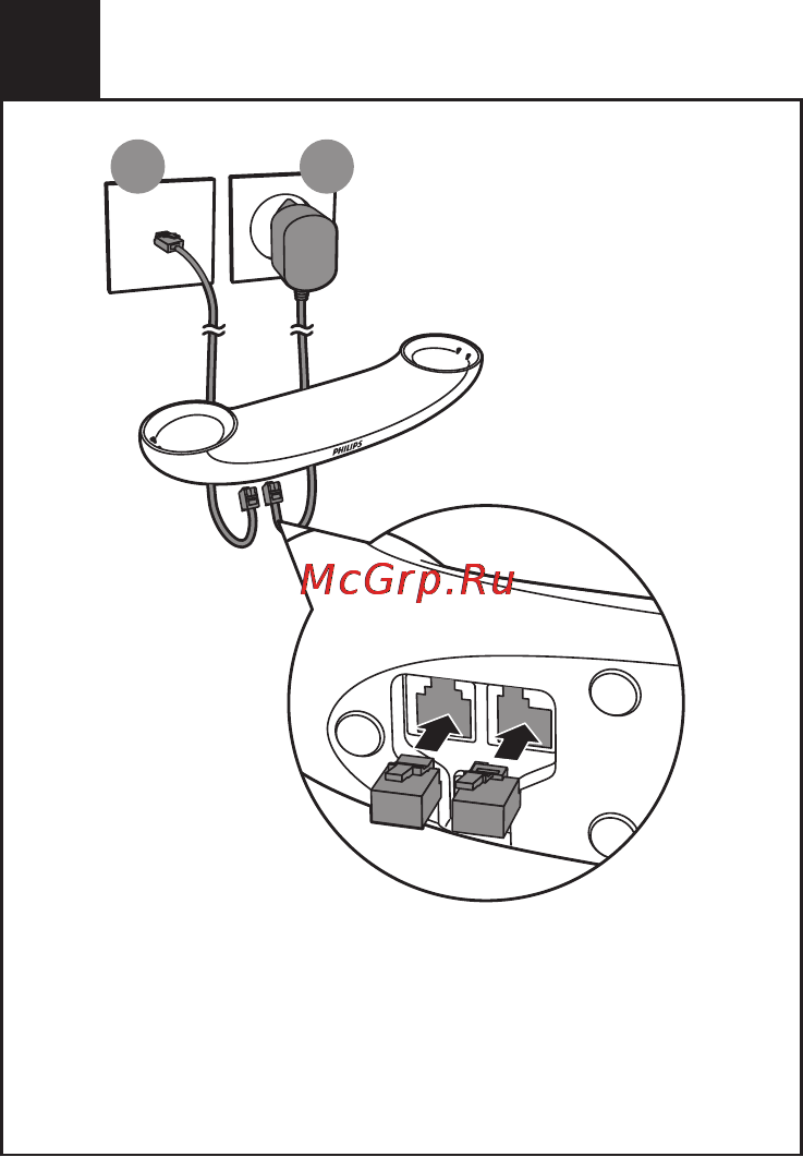 Philips M5501WG [4/10] Подключение