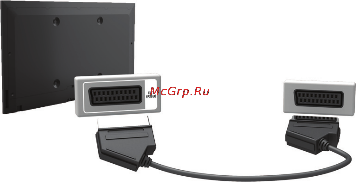 Samsung UE40H6203AK [11/166] Подключение scart