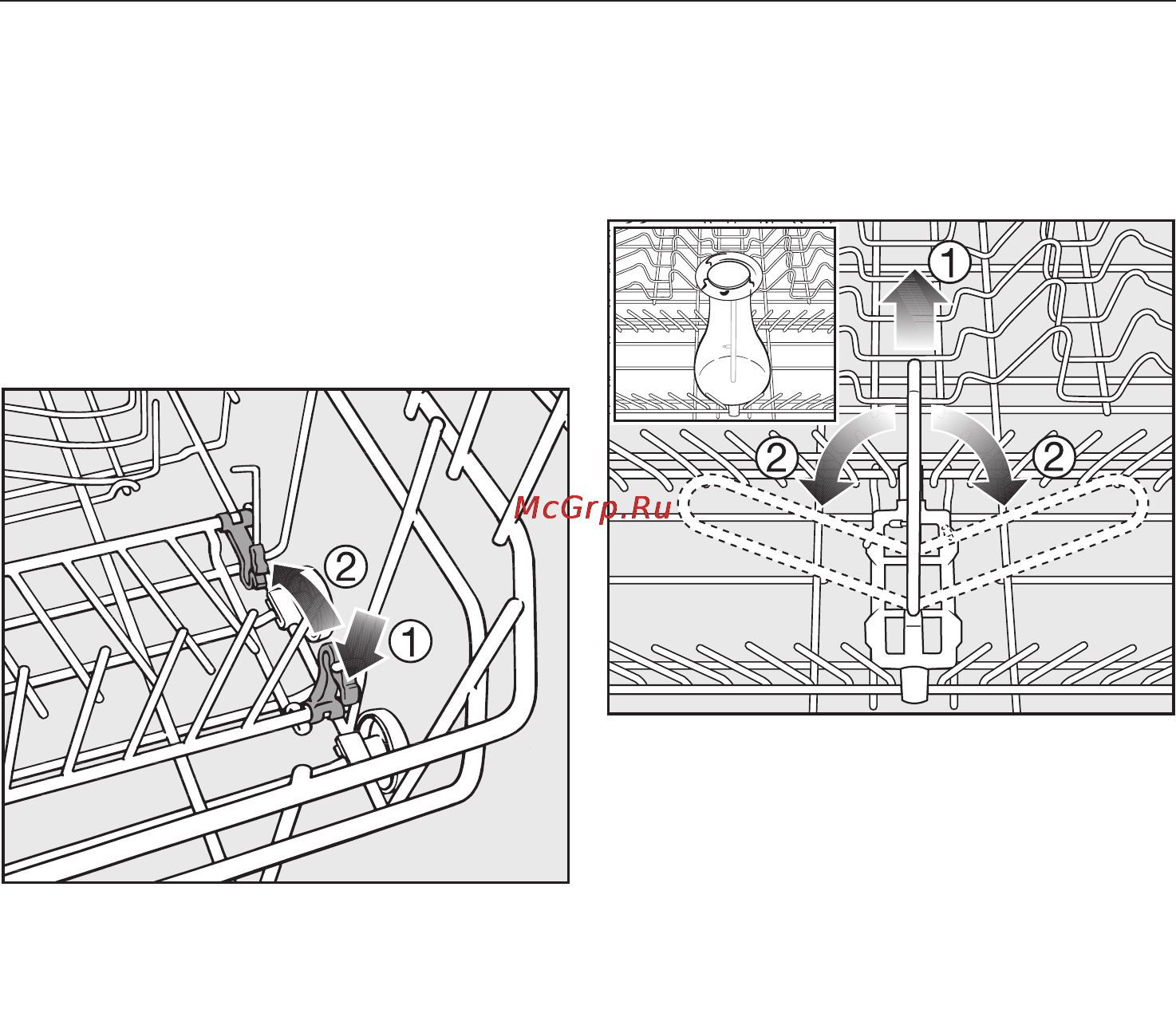 Miele G6900 SCi [39/104] Откидные направляющие