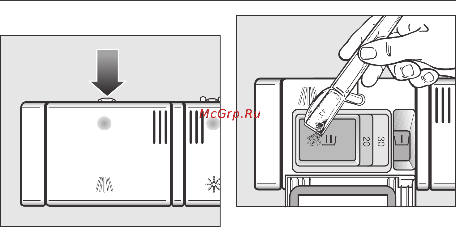 Miele G4760 SCVi [41/88] Дозировка моющего средства