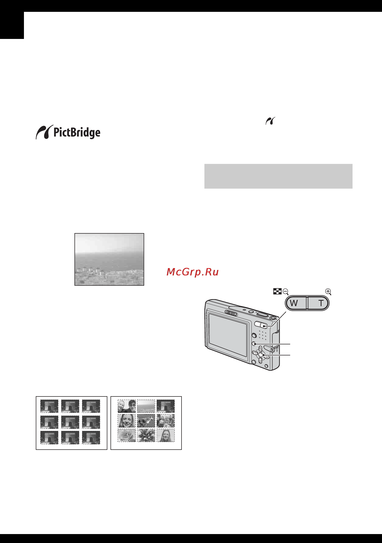 Sony Cyber-Shot DSC-T9 [86/131] Прямая печать изображений при помощи pictbridge совместимого принтера