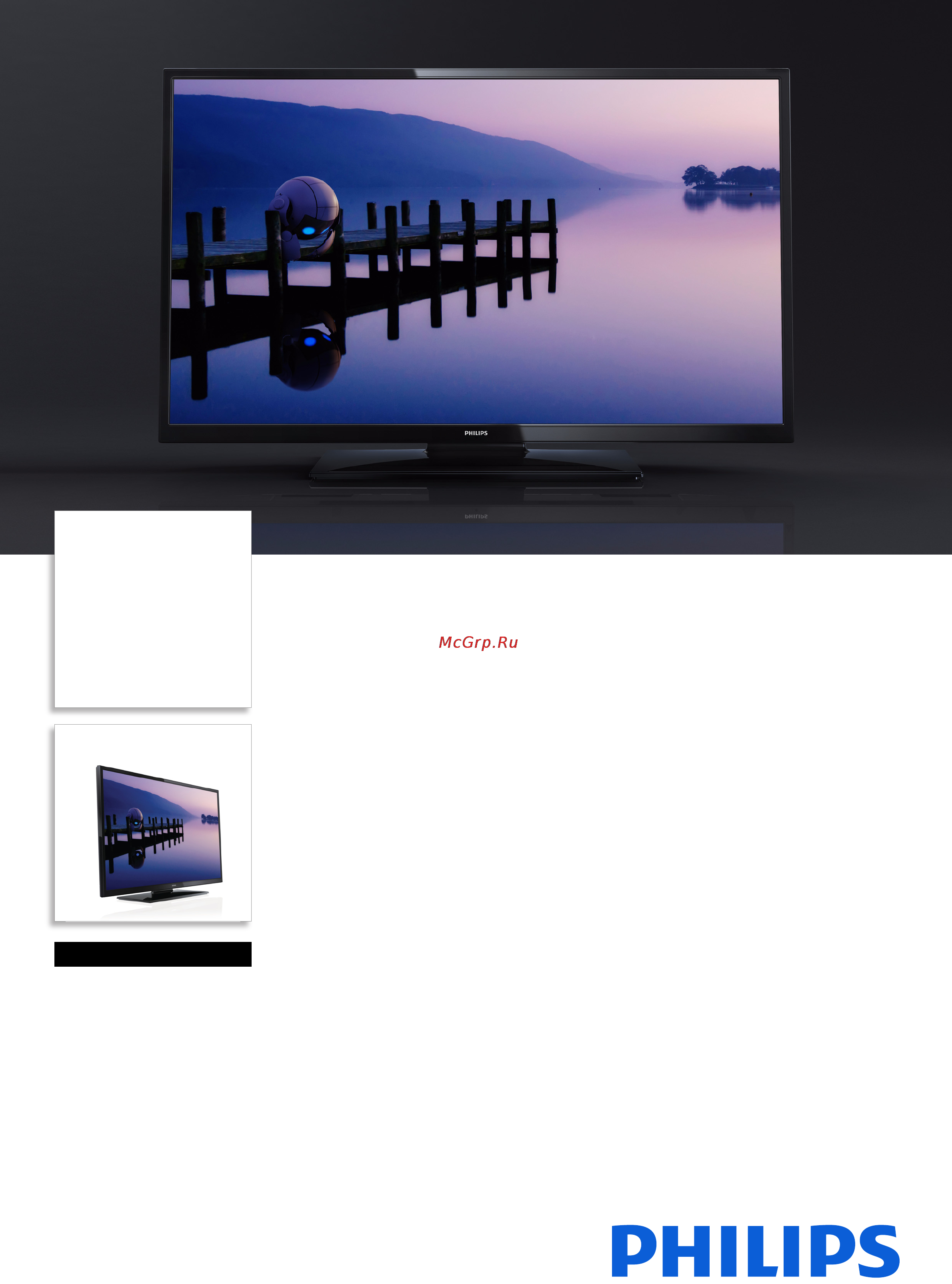 Philips 32PFL3008K Брошюра онлайн