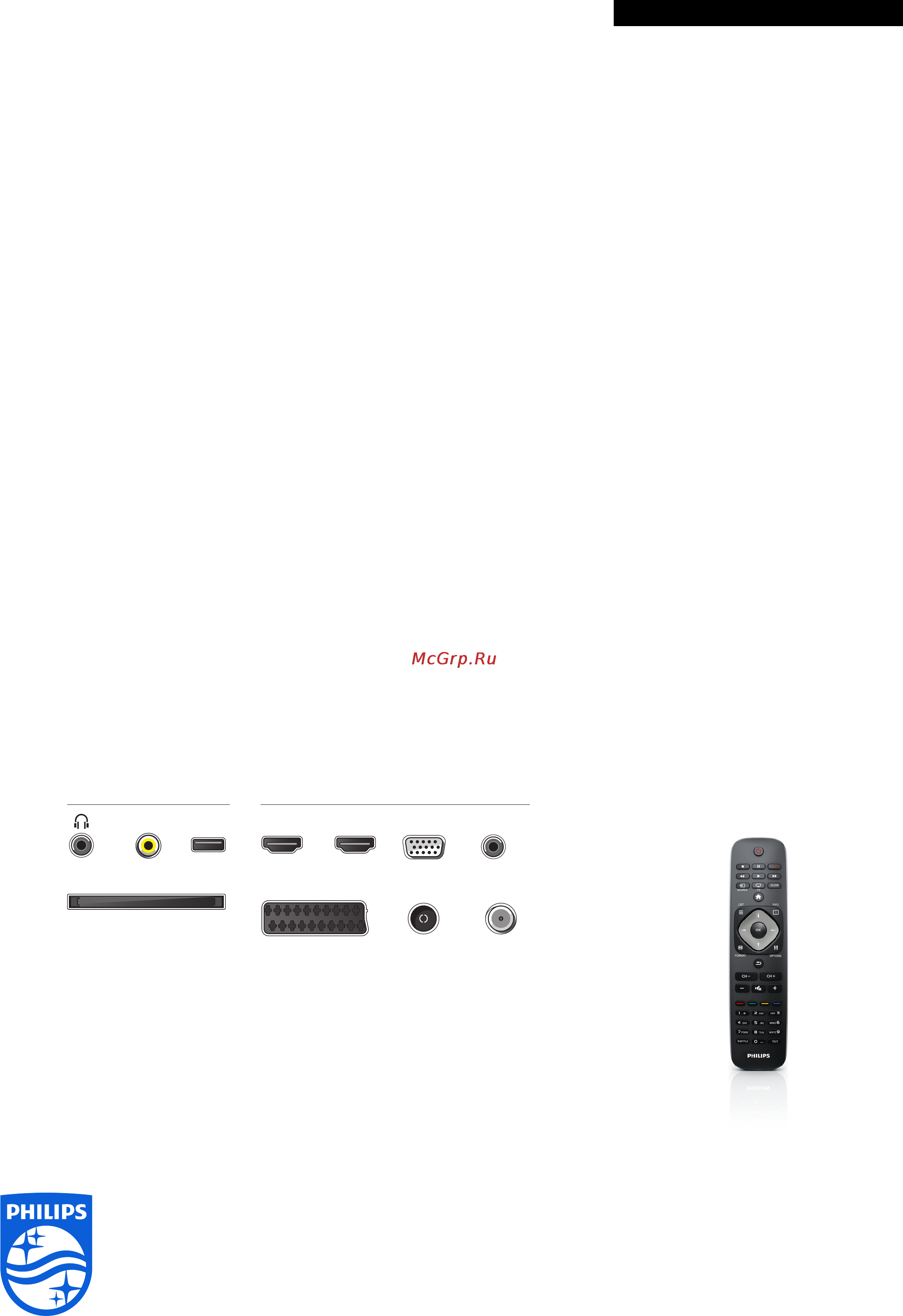 Philips 32PFL3008K [3/3] Specifications