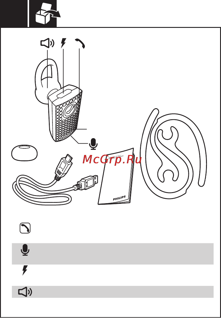 Philips SHB1100/37 Инструкция по эксплуатации онлайн [2/9] 118689