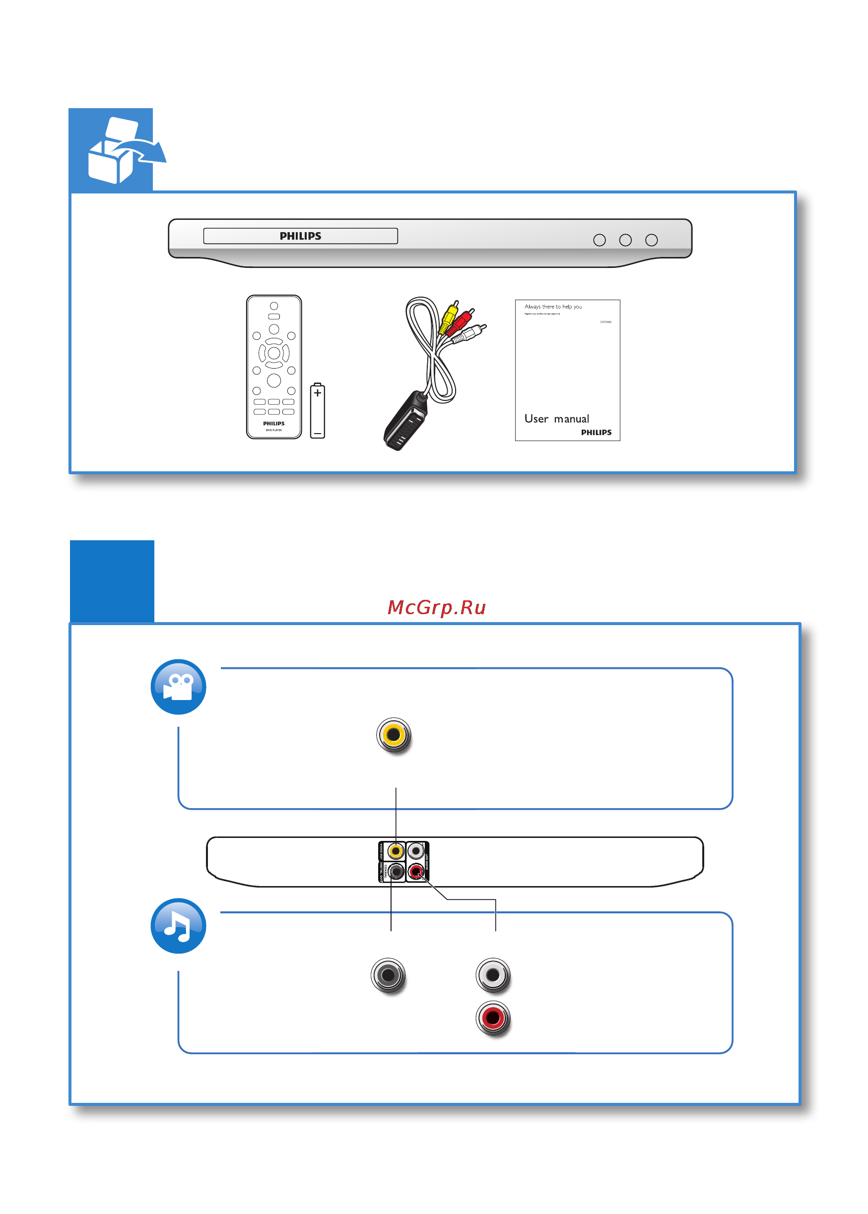 Philips DVP2800 Инструкция по эксплуатации онлайн [3/19] 118704