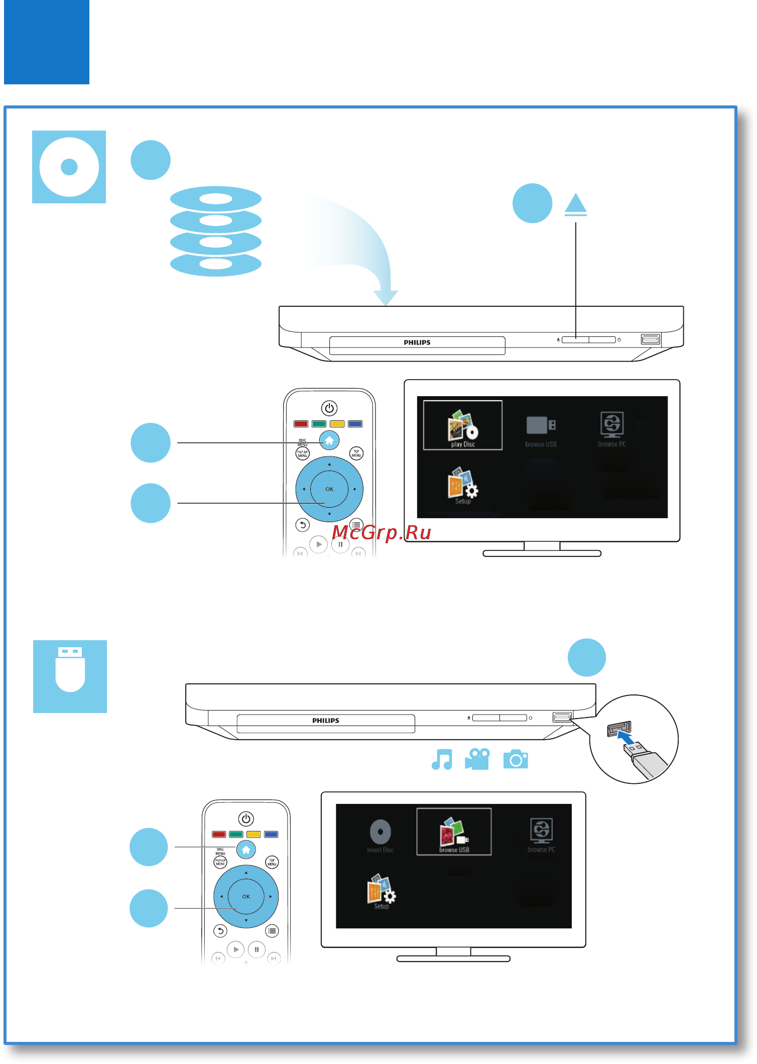 Philips BDP2180K Инструкция по эксплуатации онлайн [6/30] 118706