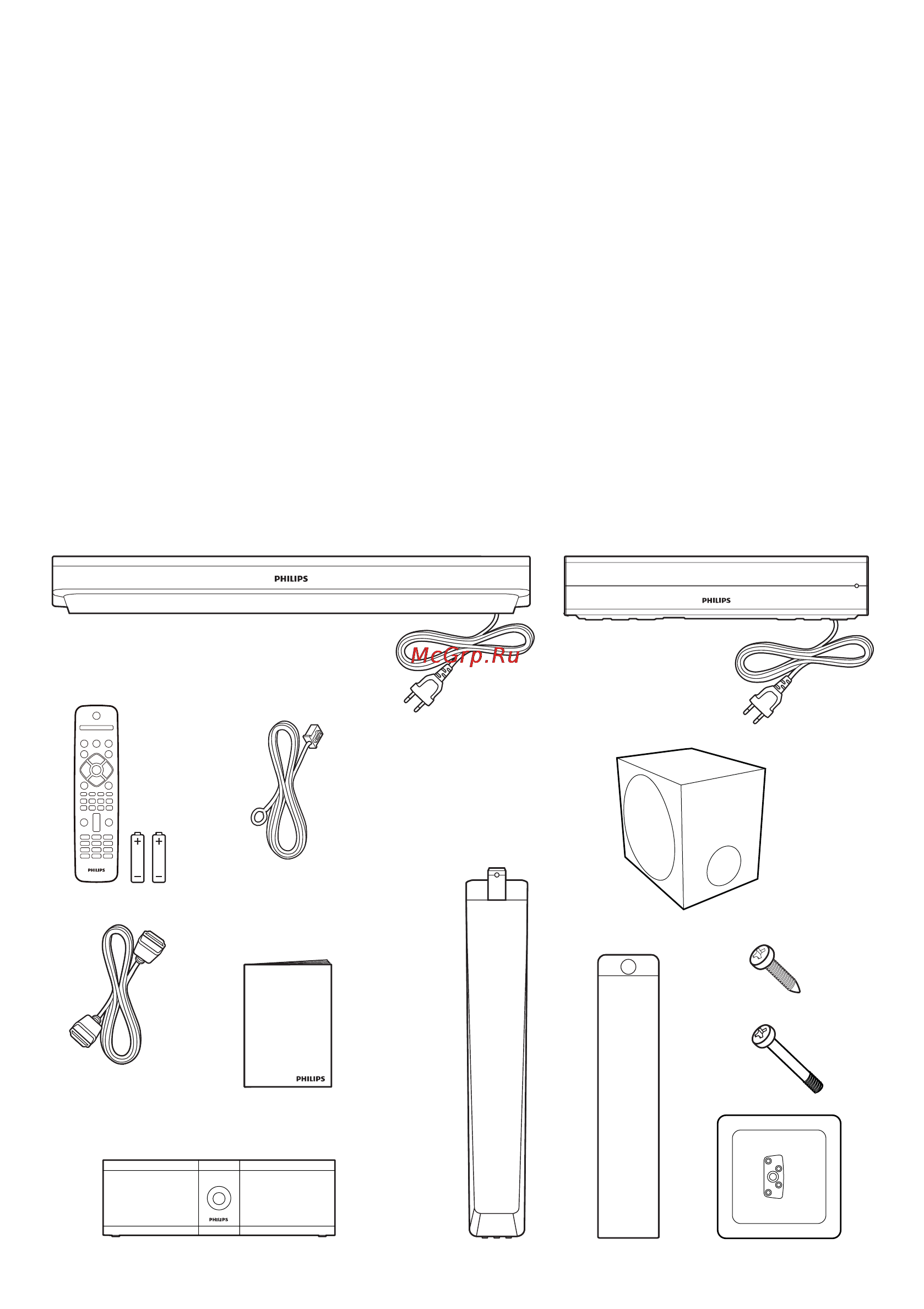 Philips HTB5550G Краткая инструкция онлайн [4/20] 118731