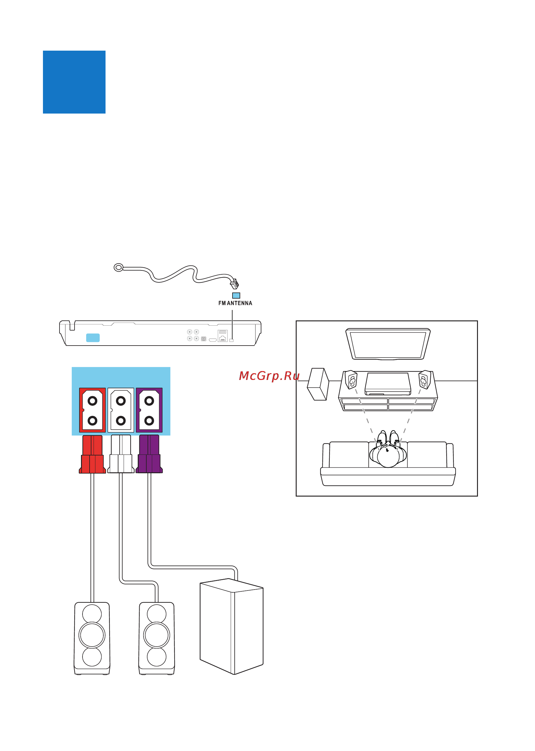 Philips HTB3270 Инструкция по быстрому запуску онлайн [3/12] 118715