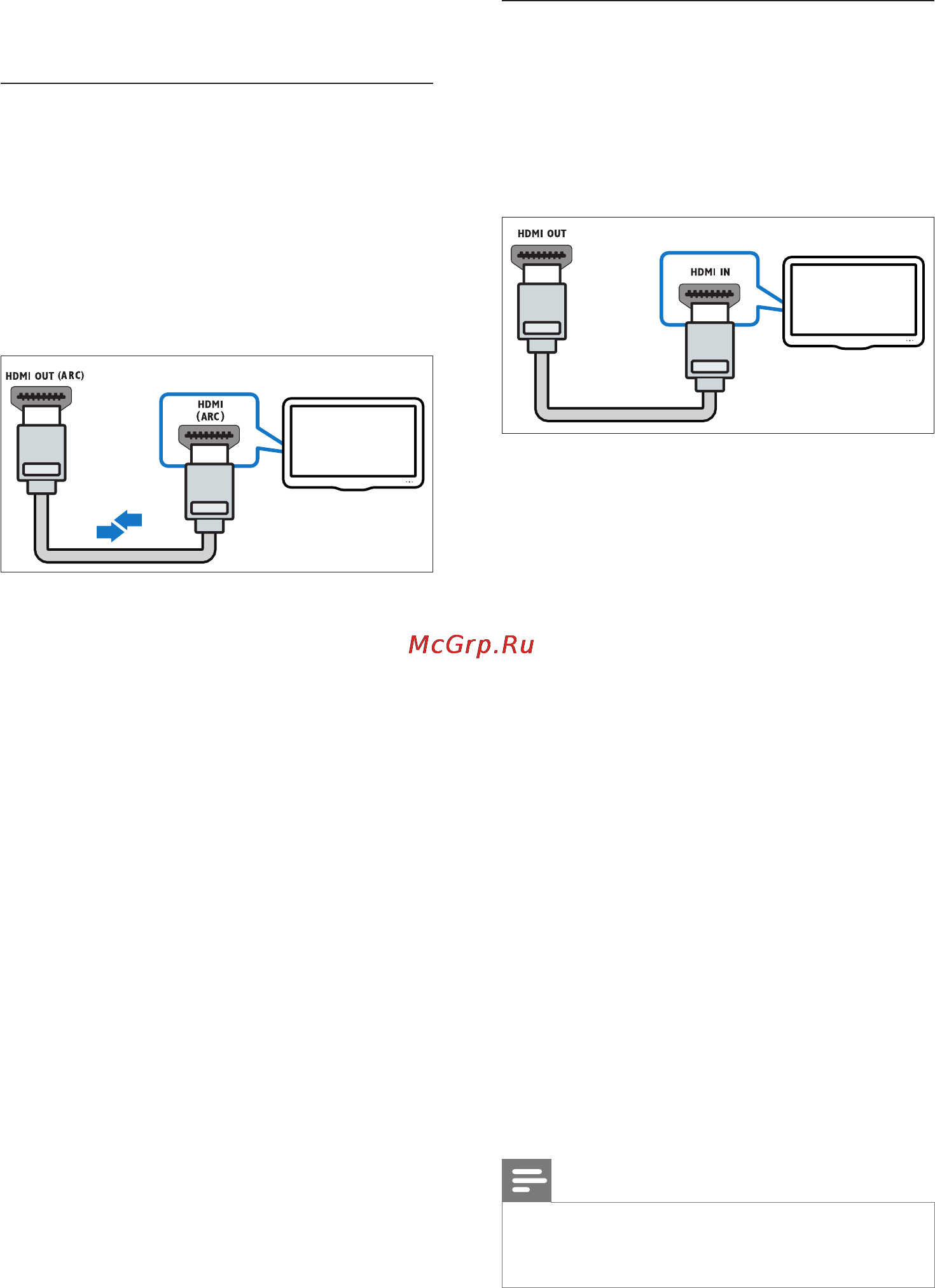 Philips HTB3270 [10/43] Option 1 connect to tv through hdmi arc