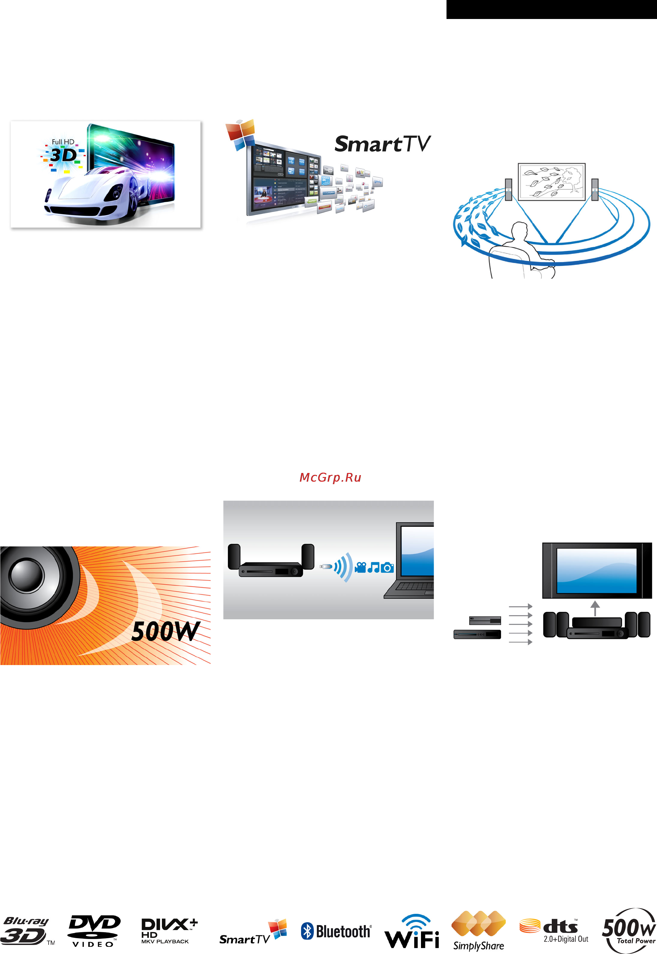 Philips HTB5250DG [2/3] Особенности