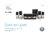 Philips HTB9550D Инструкция по быстрому запуску
