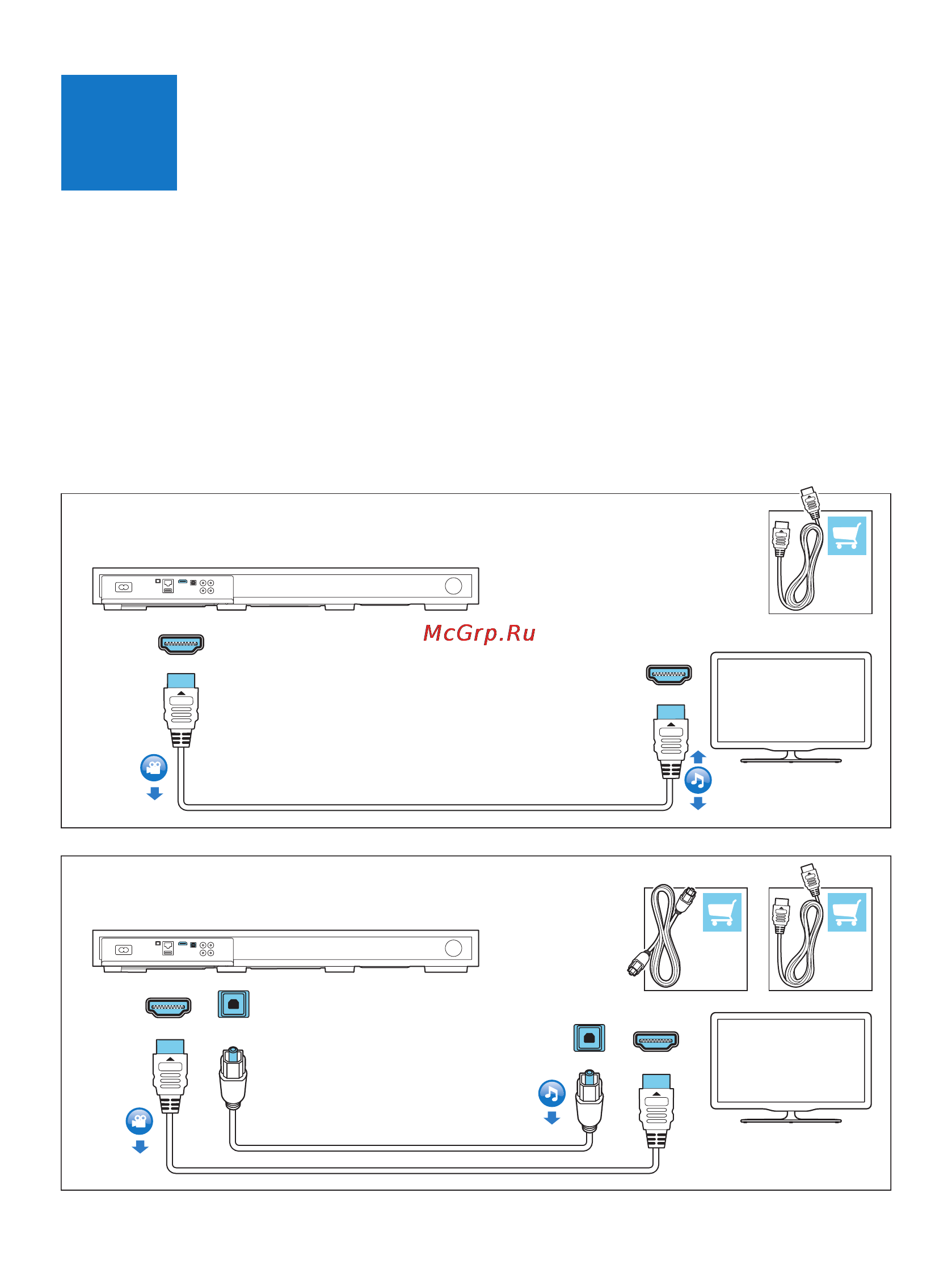 Philips HTB4150B/51 Инструкция по быстрому запуску онлайн [4/12] 93462