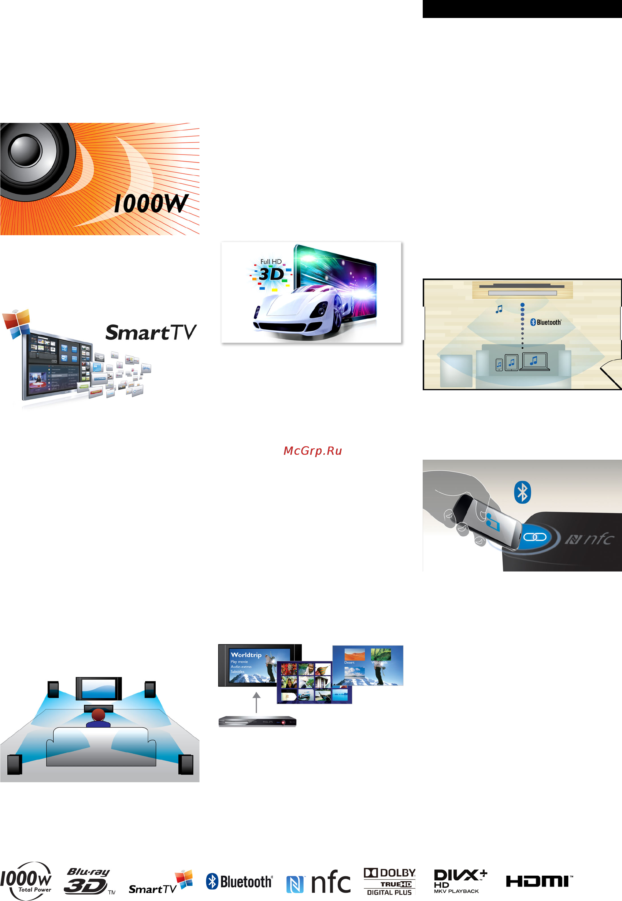 Philips HTB3580G [2/3] Особенности