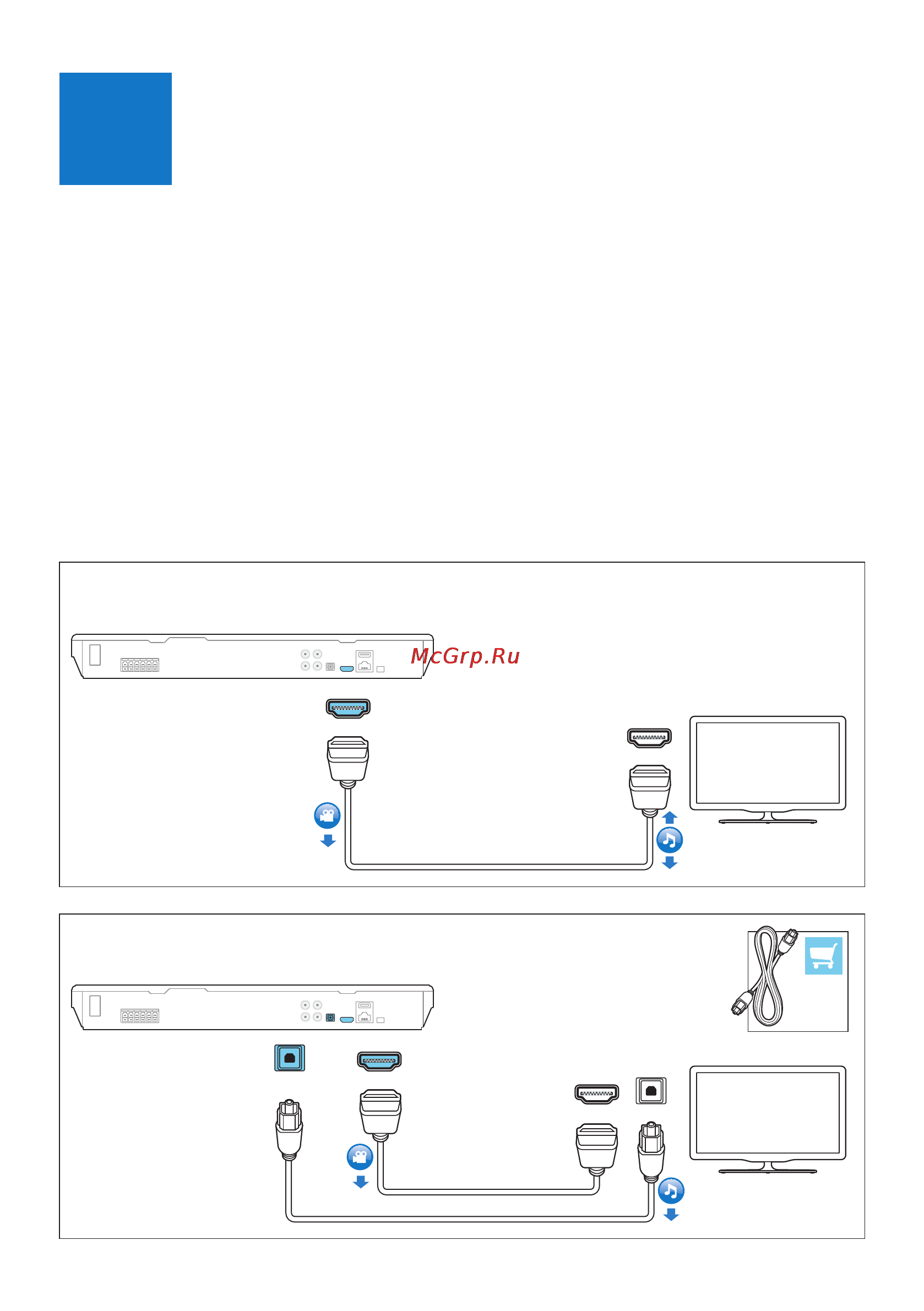 Philips HTB3510 [8/15] Hdmi optical